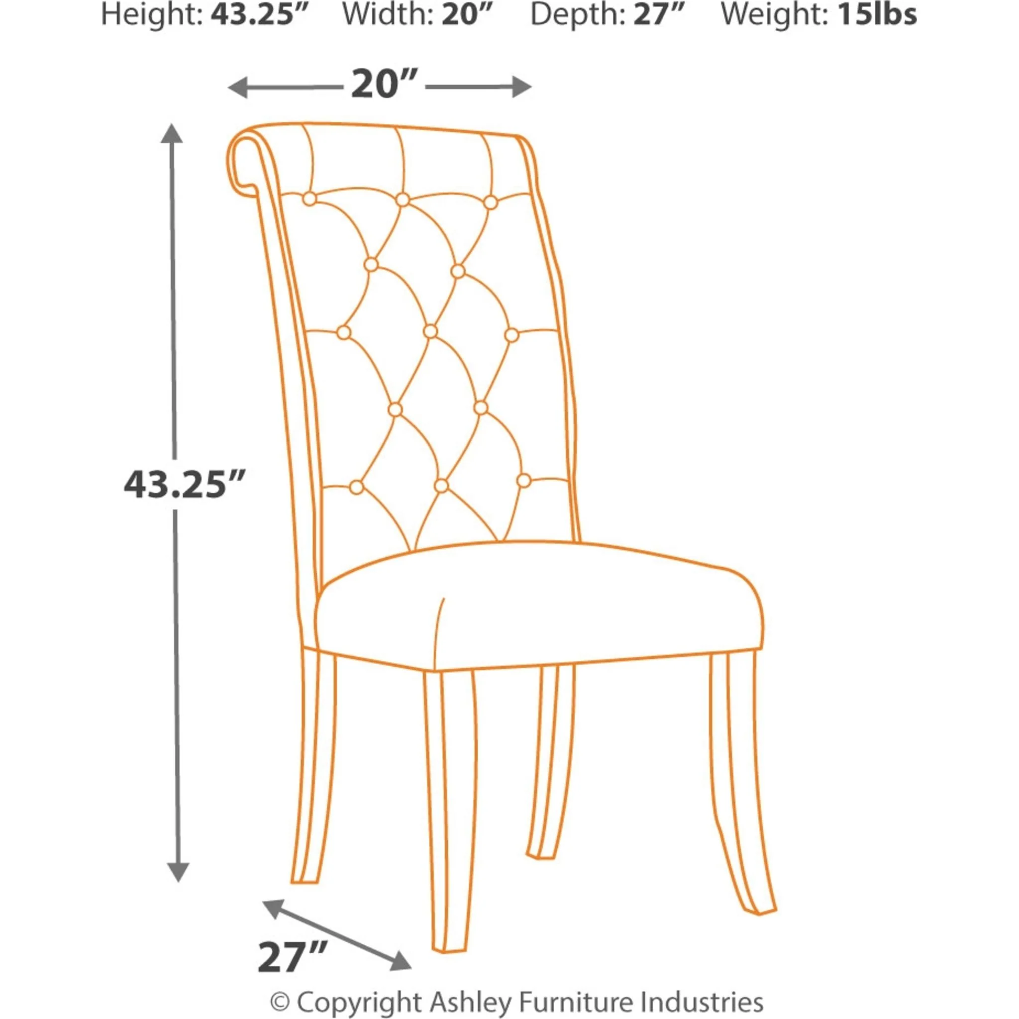 Tripton Side Chair - Image 7