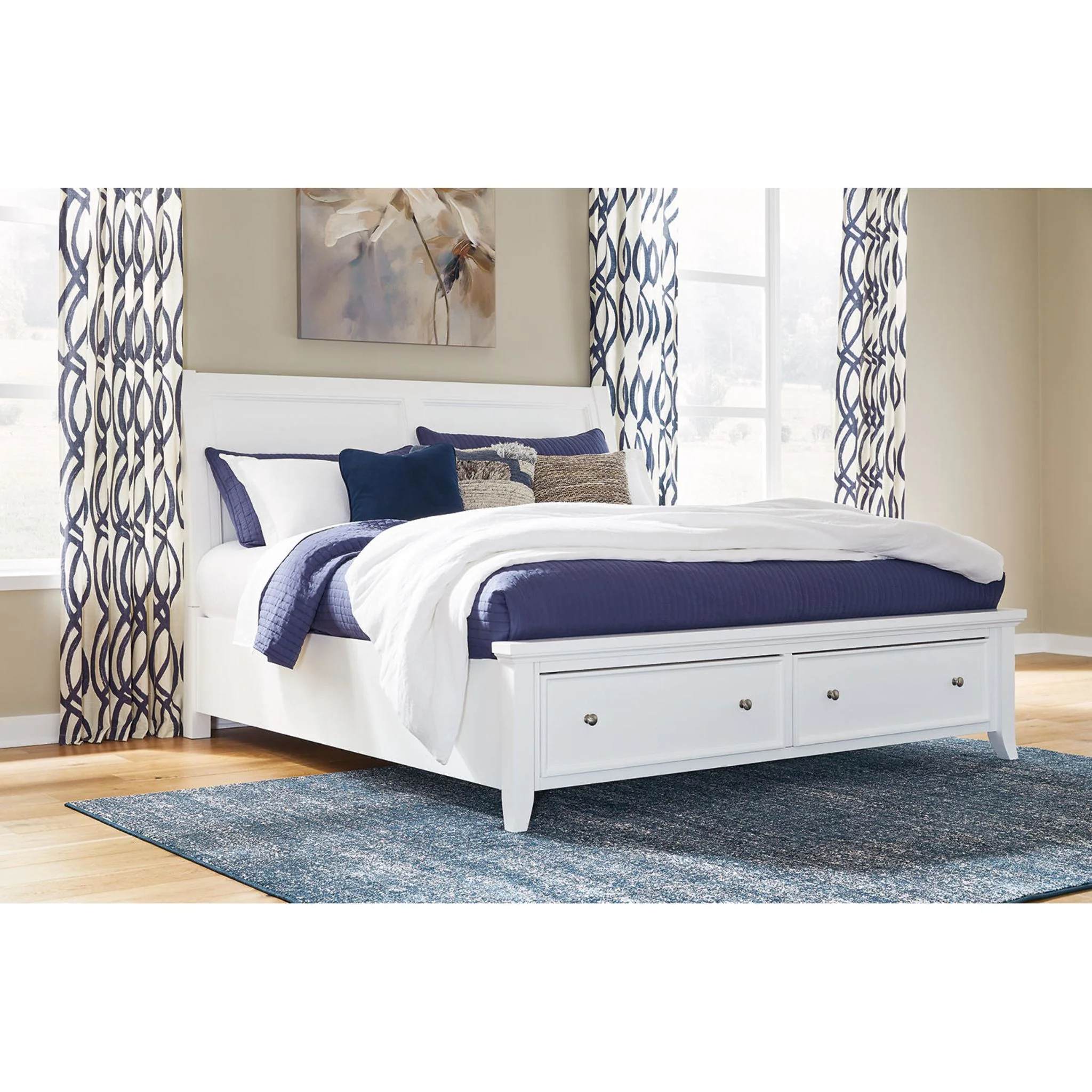 Trulani-Exclusive Sleigh Storage Bed - Image 30
