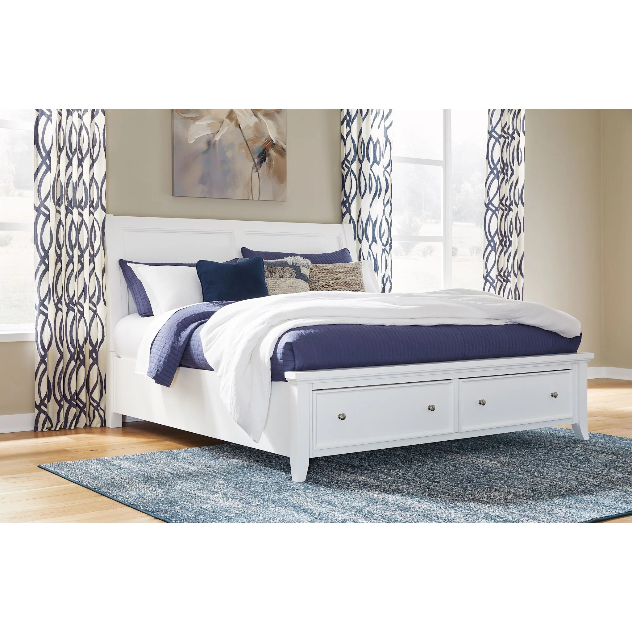 Trulani-Exclusive Sleigh Storage Bed - Image 39