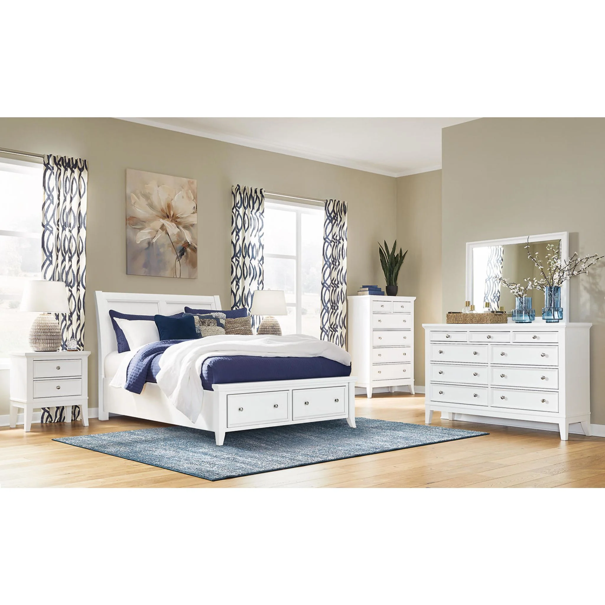 Trulani-Exclusive Sleigh Storage Bed - Image 8