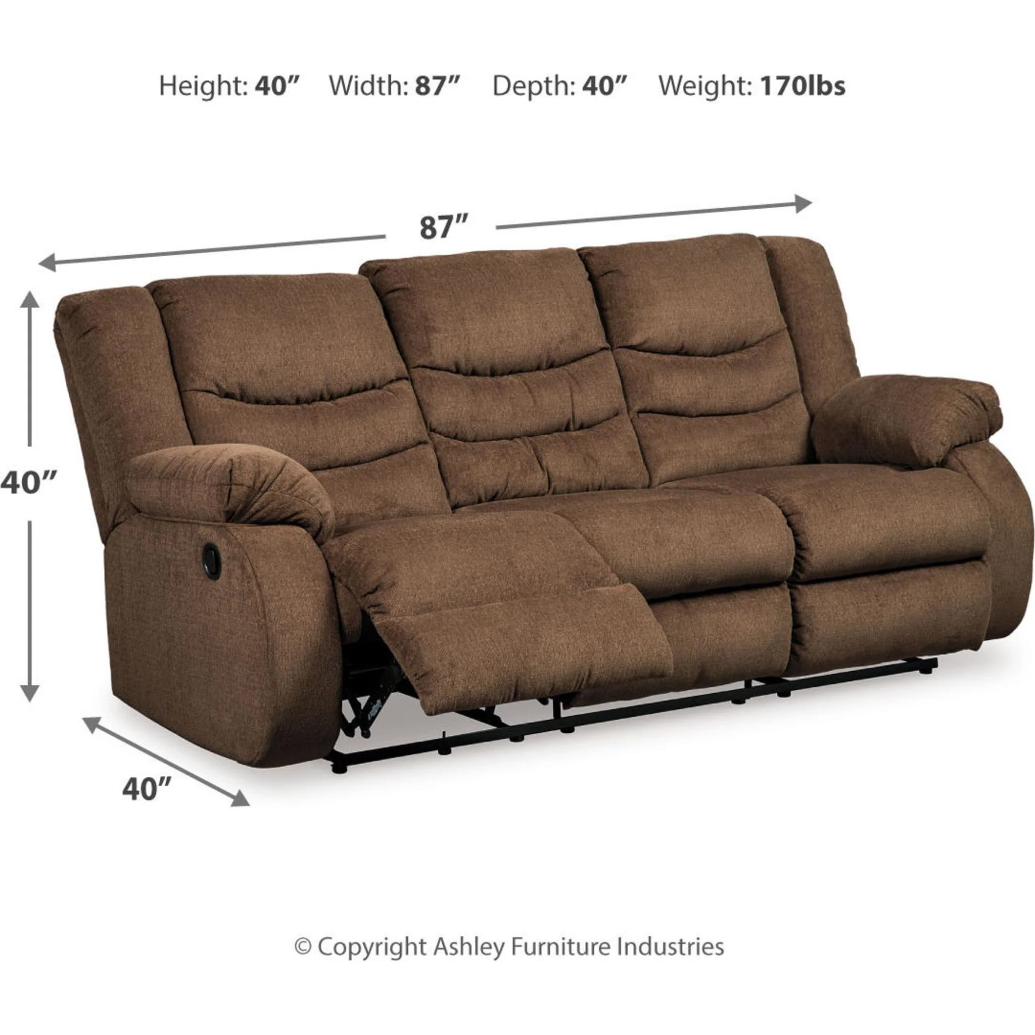 Tulen Reclining Sofa - Image 6
