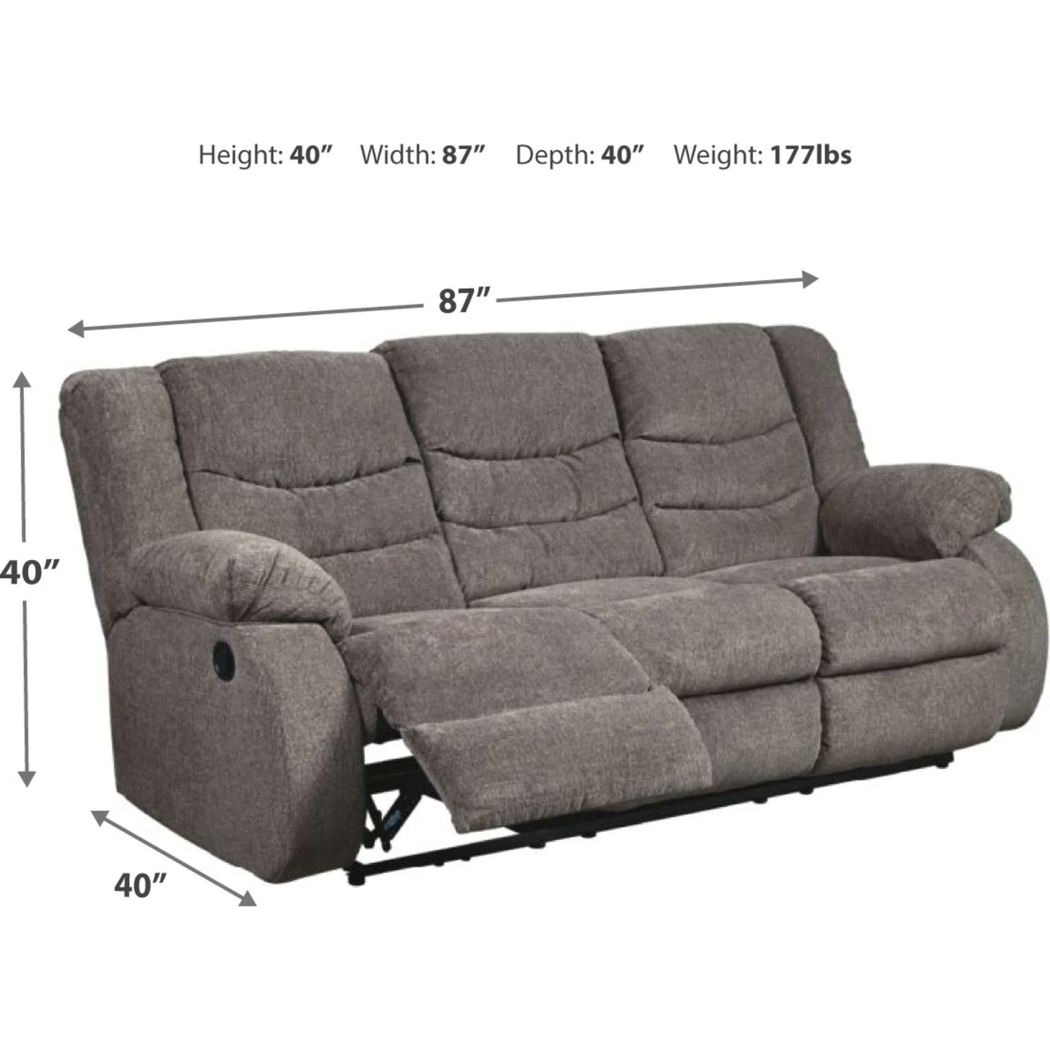 Tulen Reclining Sofa - Image 7