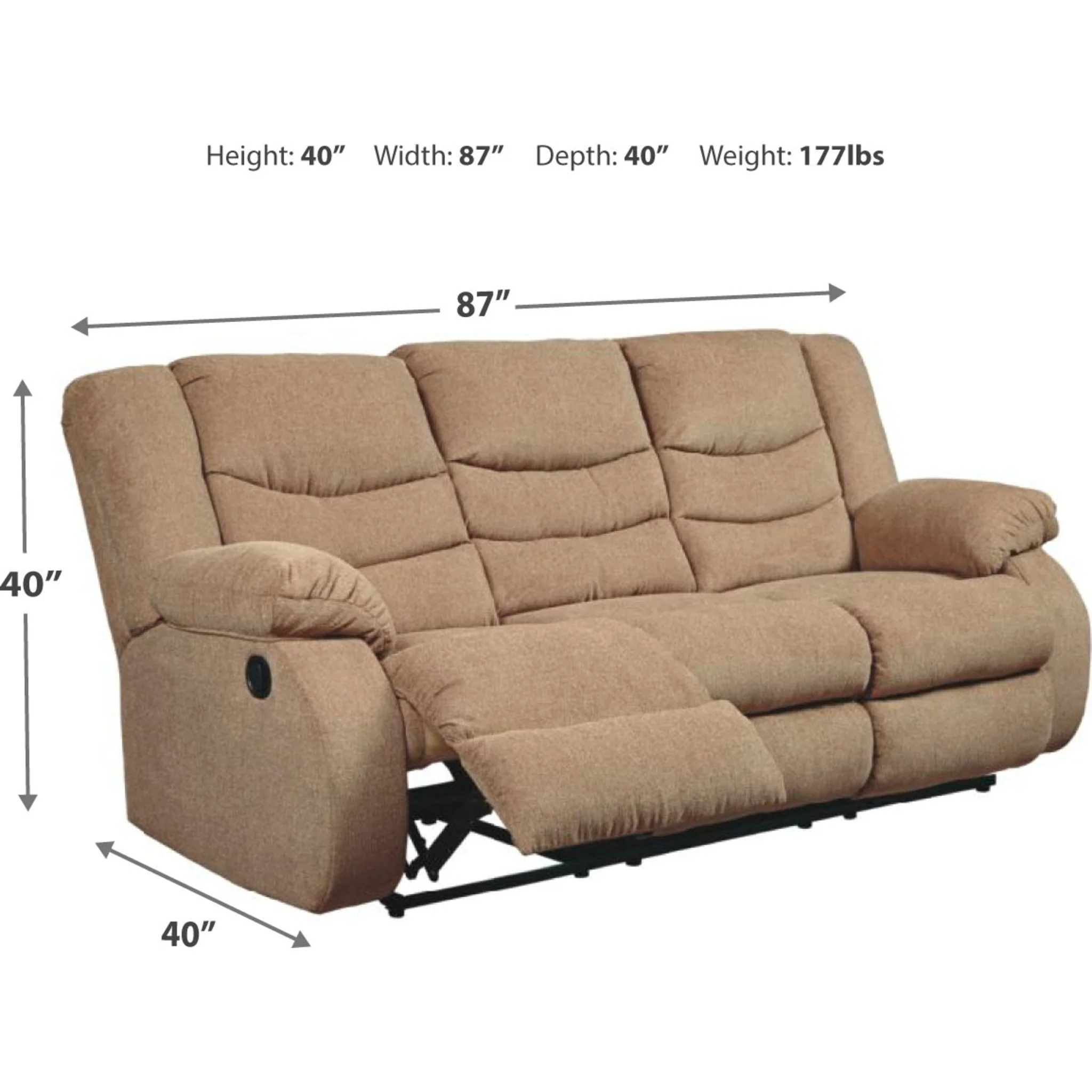 Tulen Reclining Sofa - Image 5