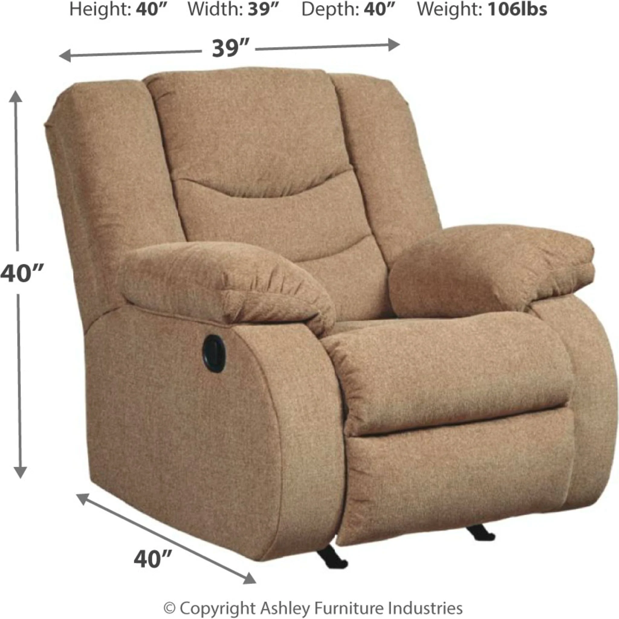 Tulen Rocker Recliner - Image 5