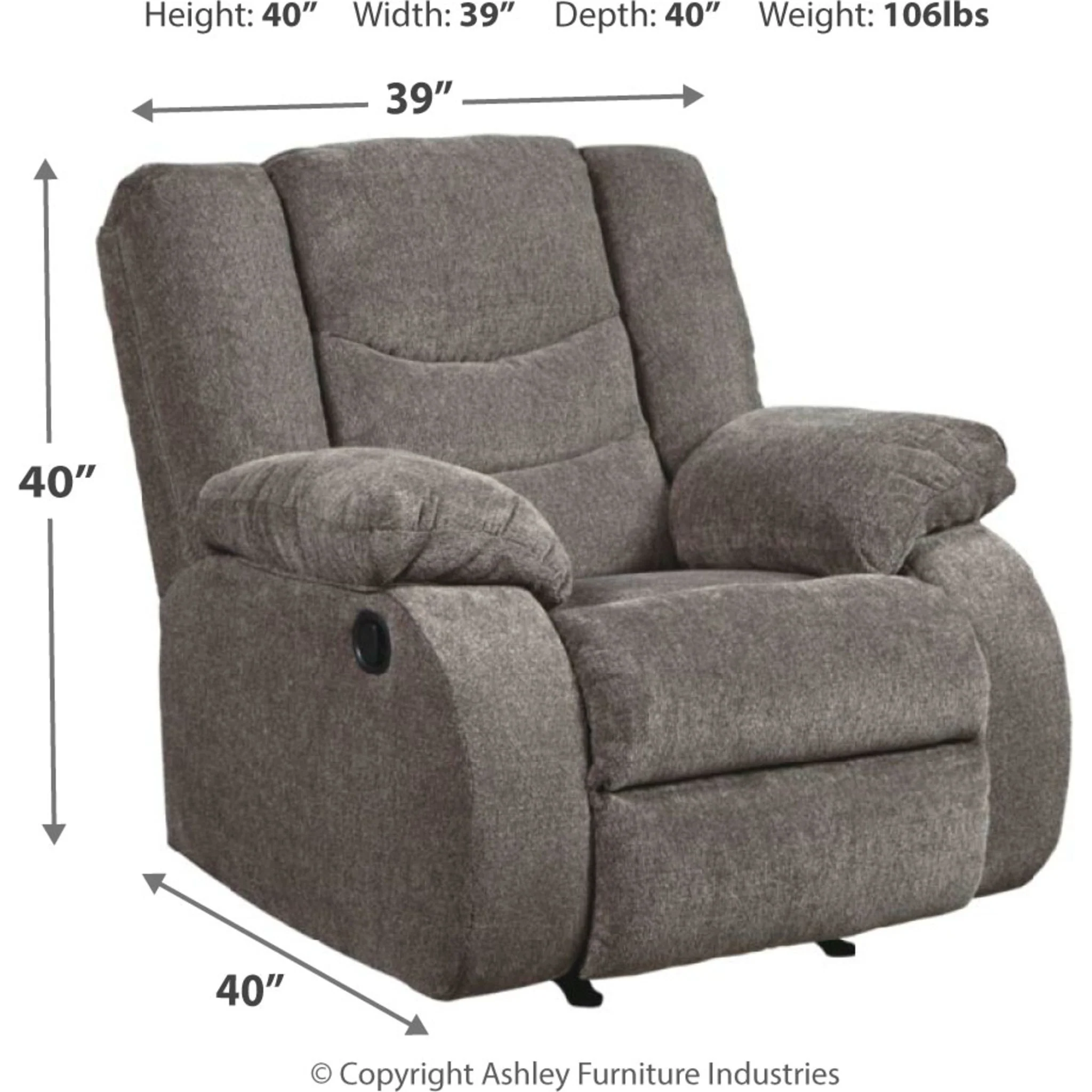 Tulen Rocker Recliner - Image 3