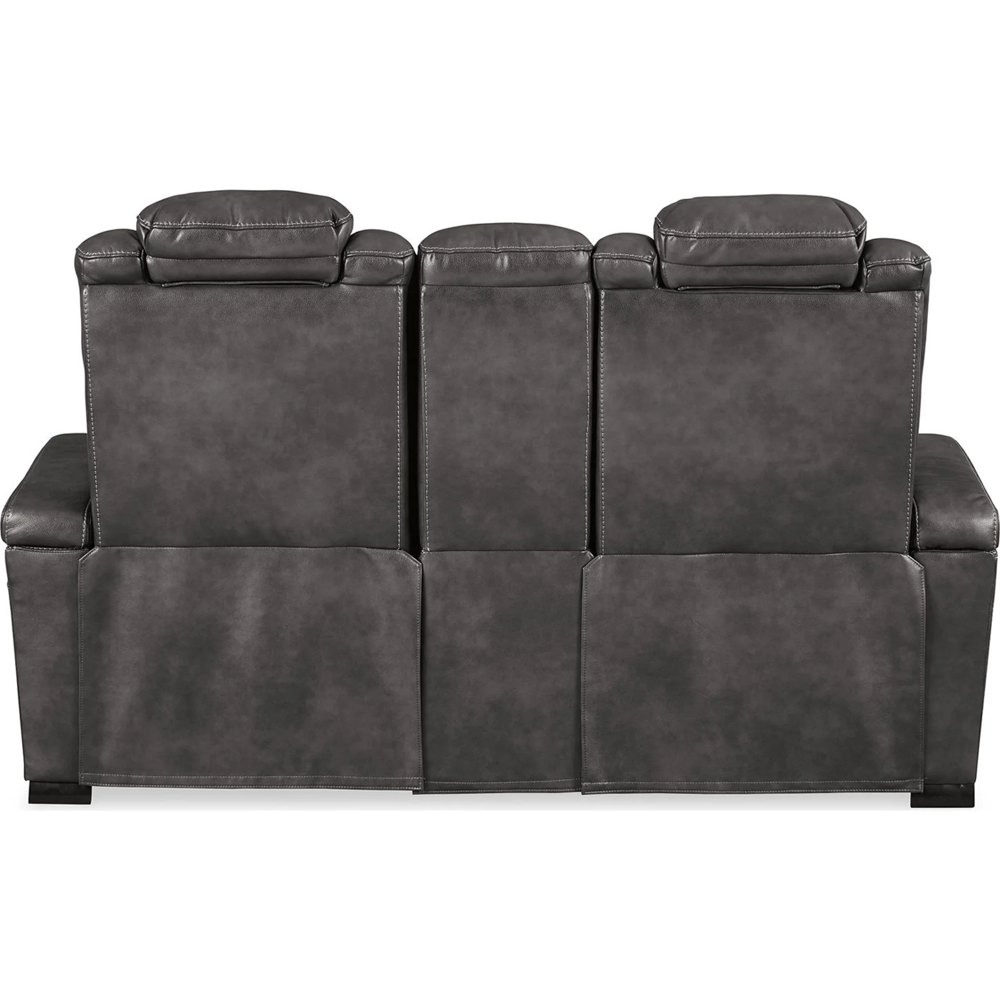 Turbulance Power Reclining Loveseat with Console and Adj Head - Image 8