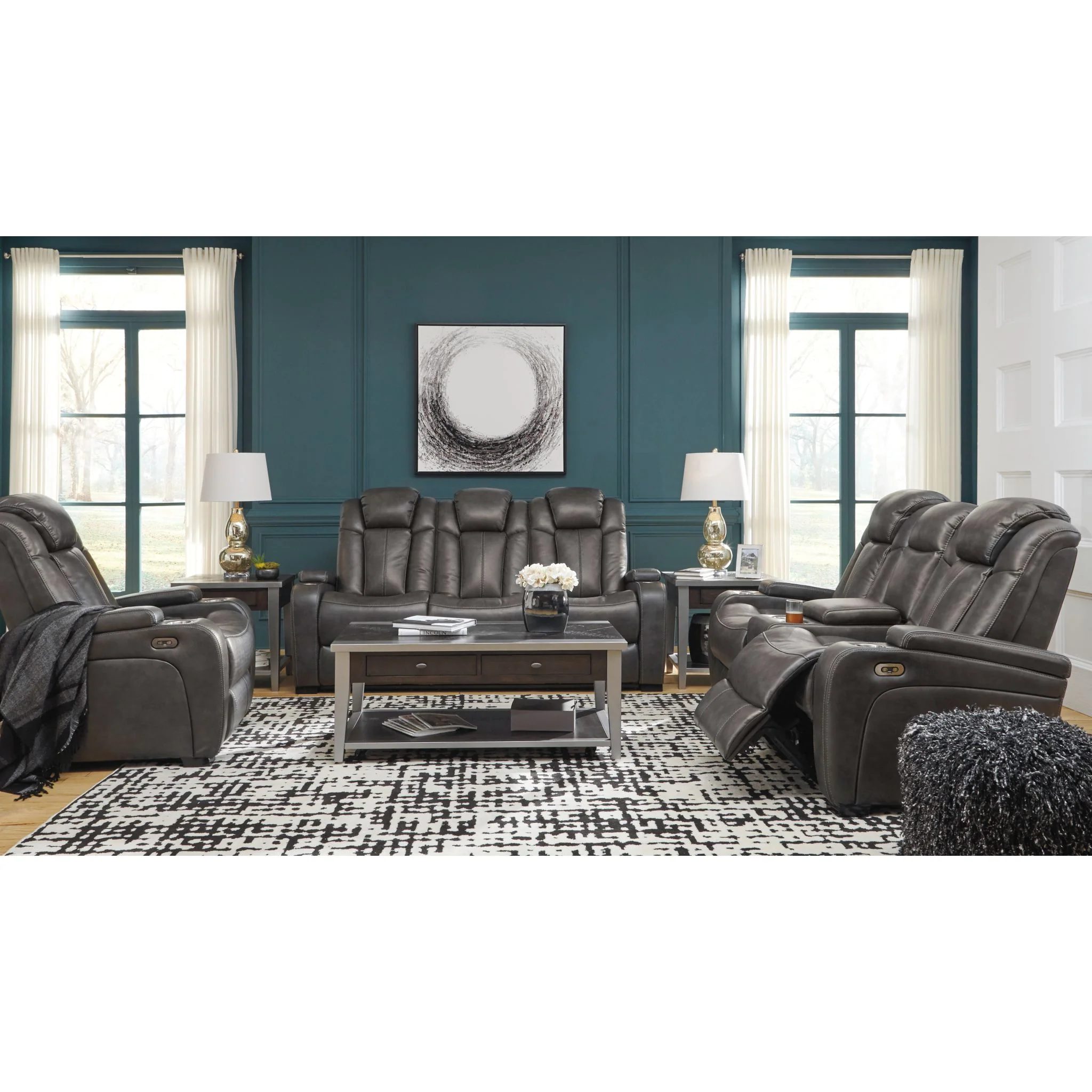 Turbulance Power Reclining Sofa with Adjustable Headrest - Image 8