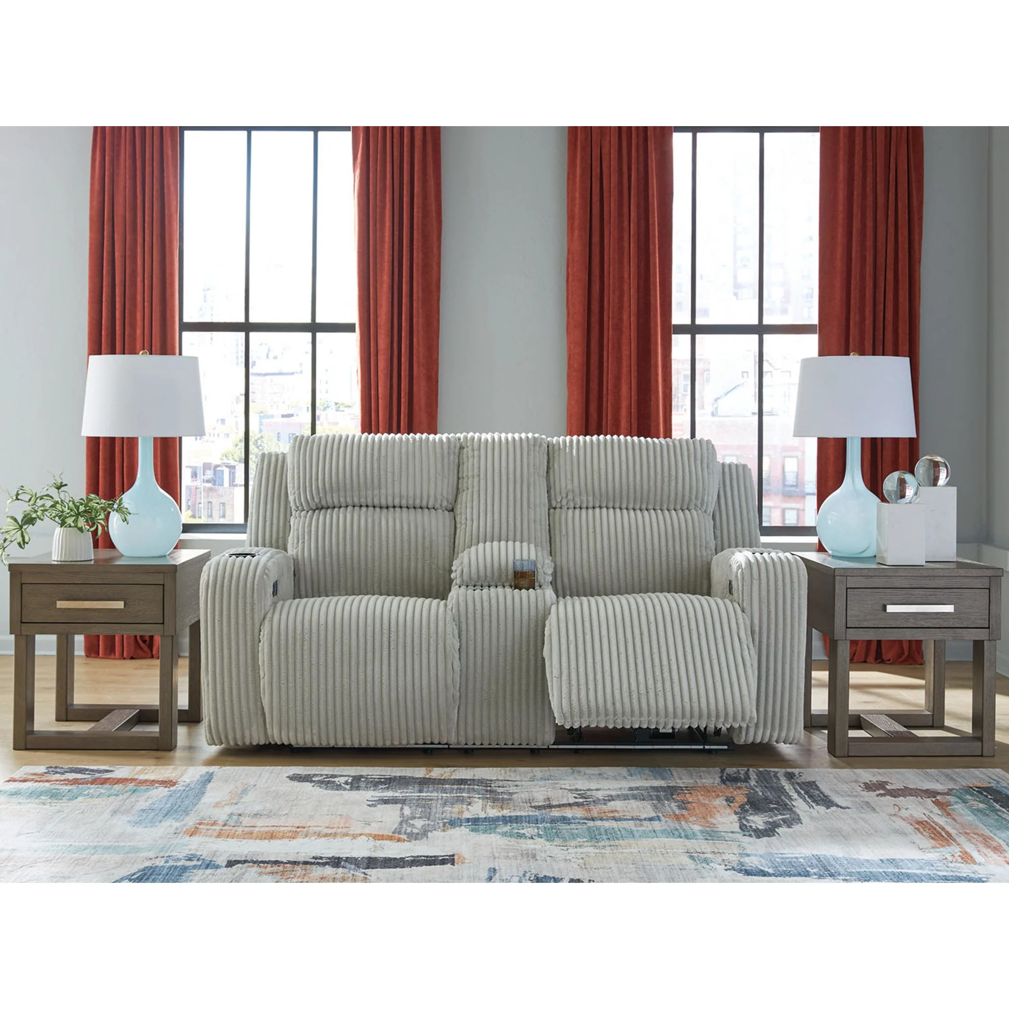 TwinBrooke Power Reclining Loveseat with Console - Image 7