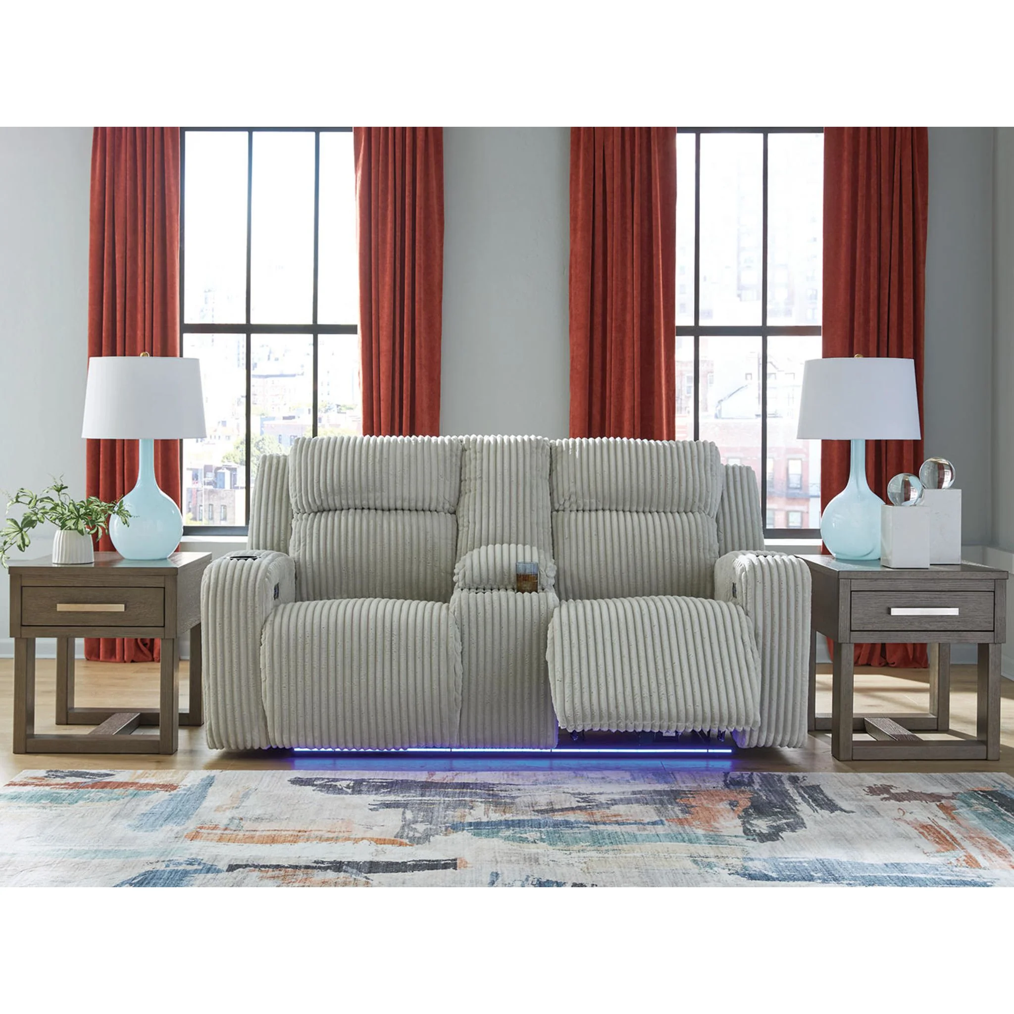 TwinBrooke Power Reclining Loveseat with Console - Image 9