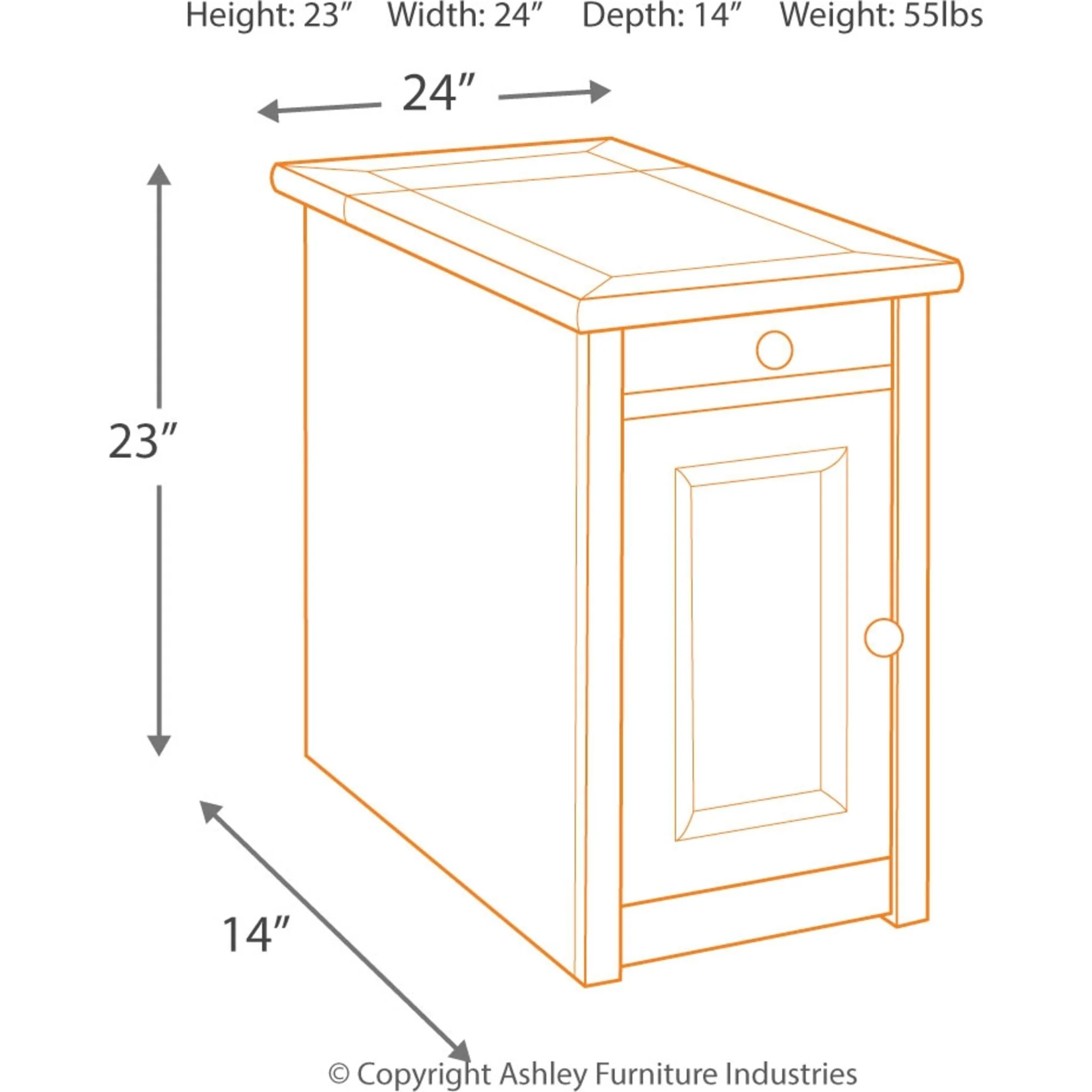 Tyler Creek Chairside End Table - Image 10