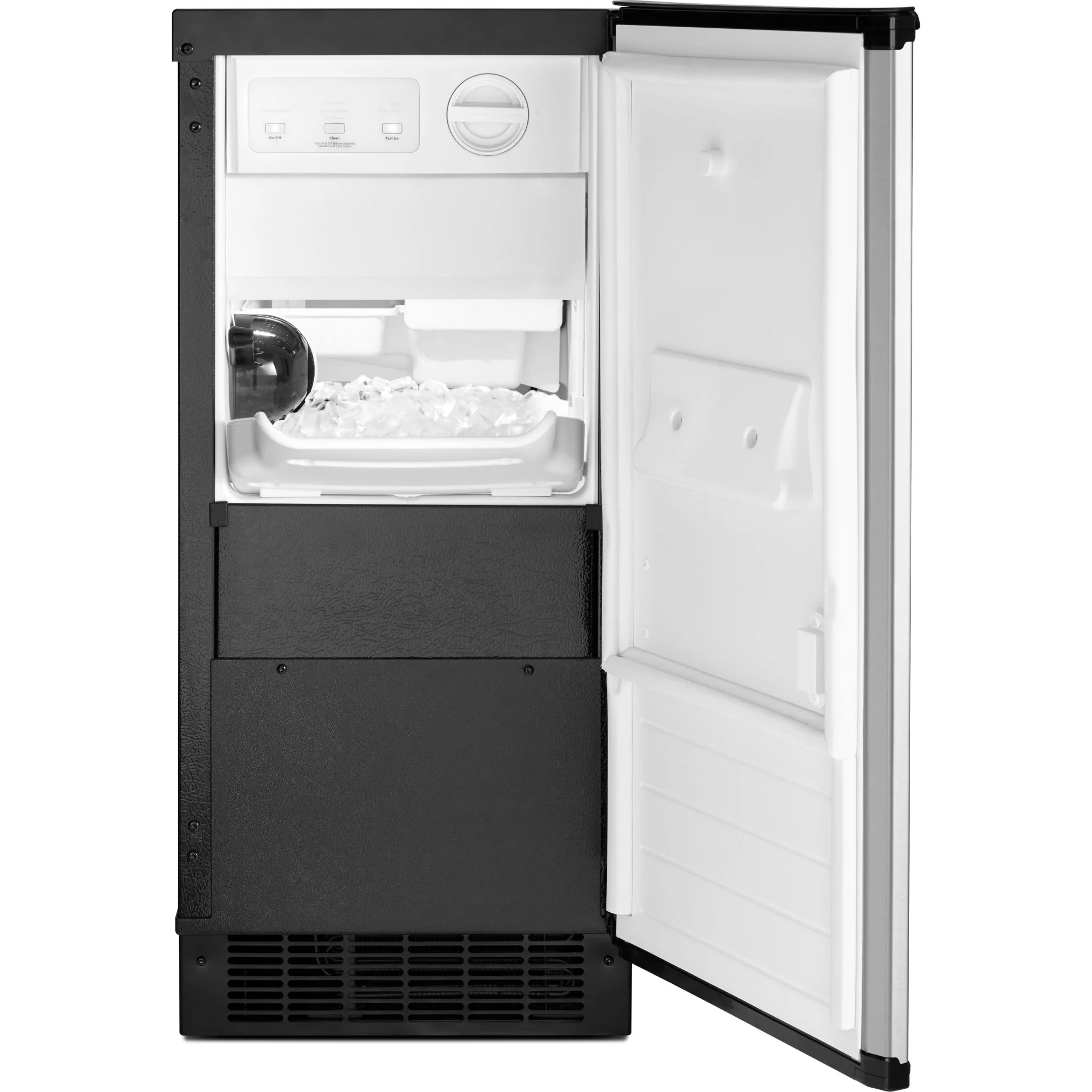 Whirlpool 15" Icemaker with Clear Ice Technology - Stainless Steel (WUI75X15HZ) - Image 4