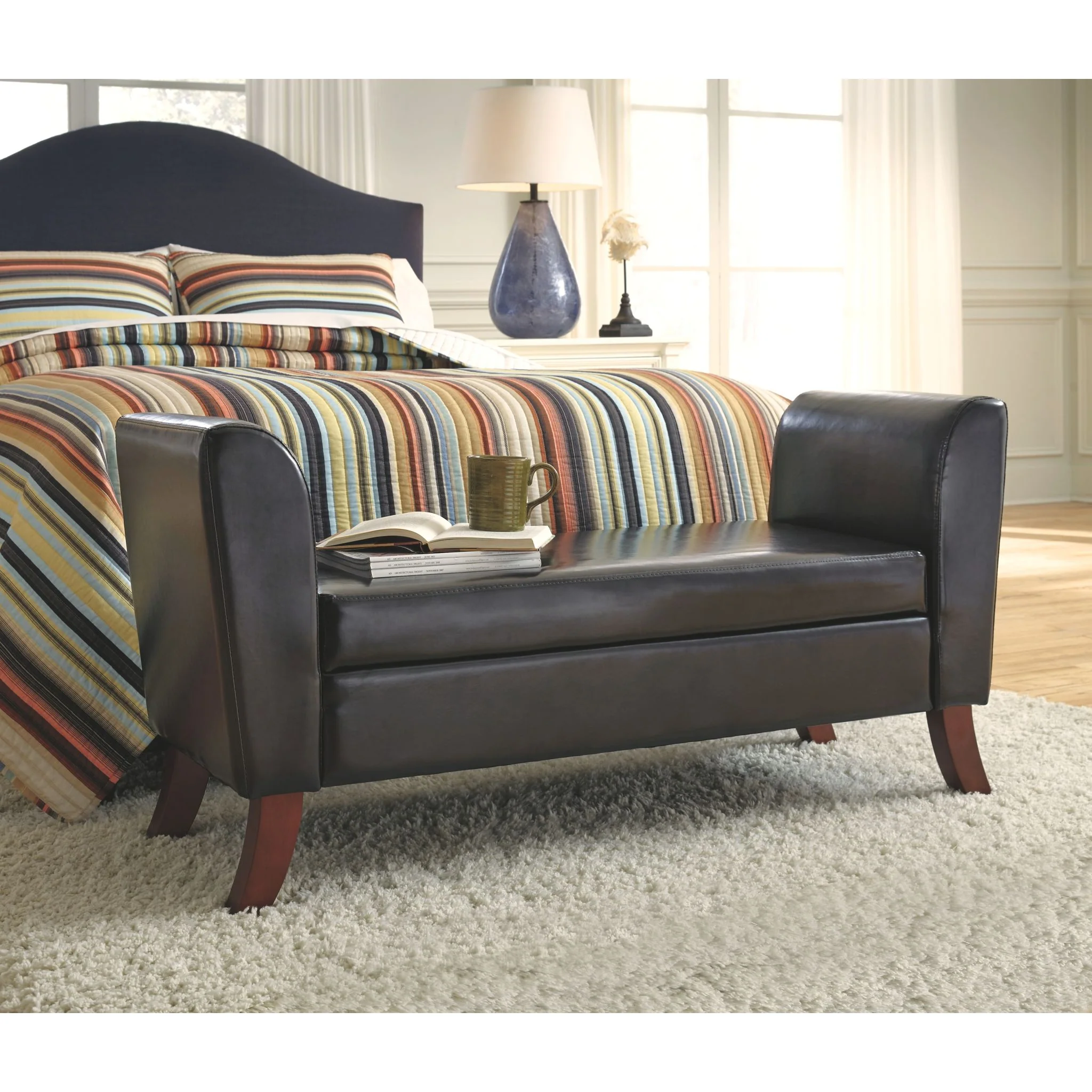 Upholstered Storage Bench - Image 4