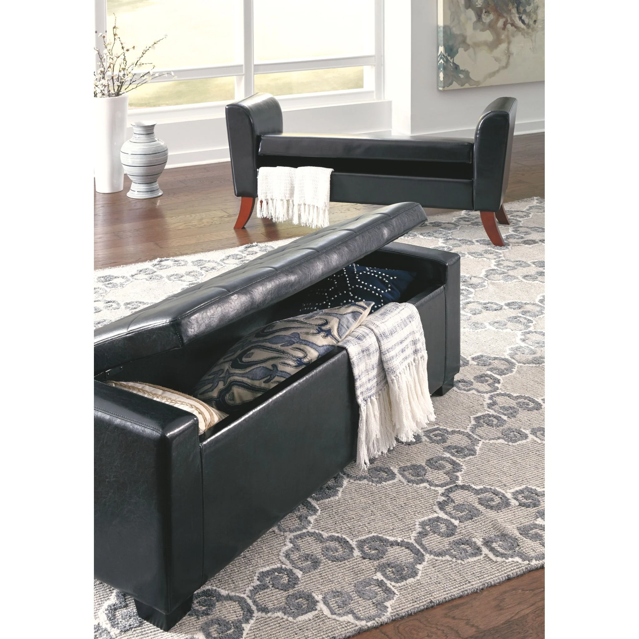 Upholstered Storage Bench - Image 6