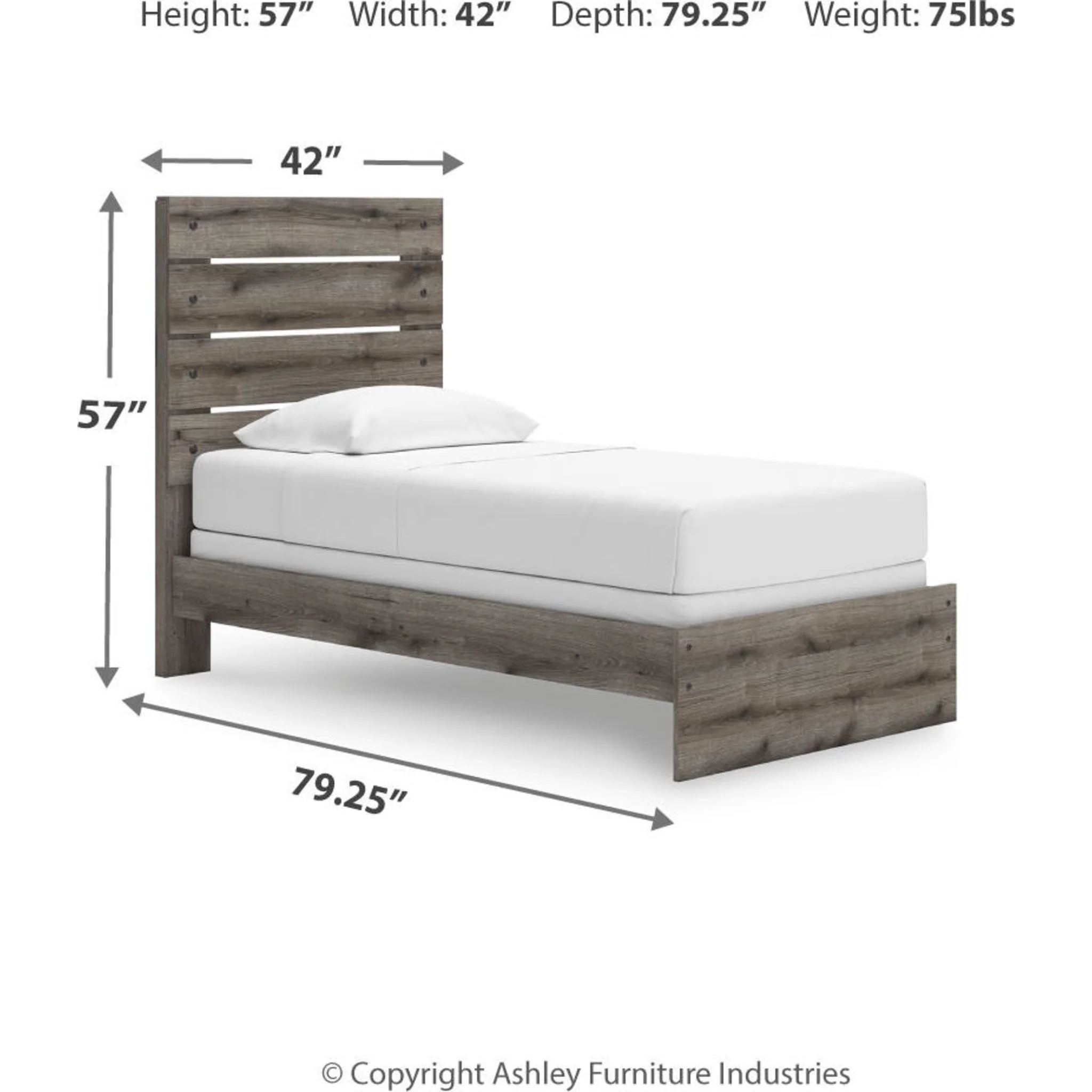 Urbanoore 5 Piece Twin Panel Bedroom - Image 19