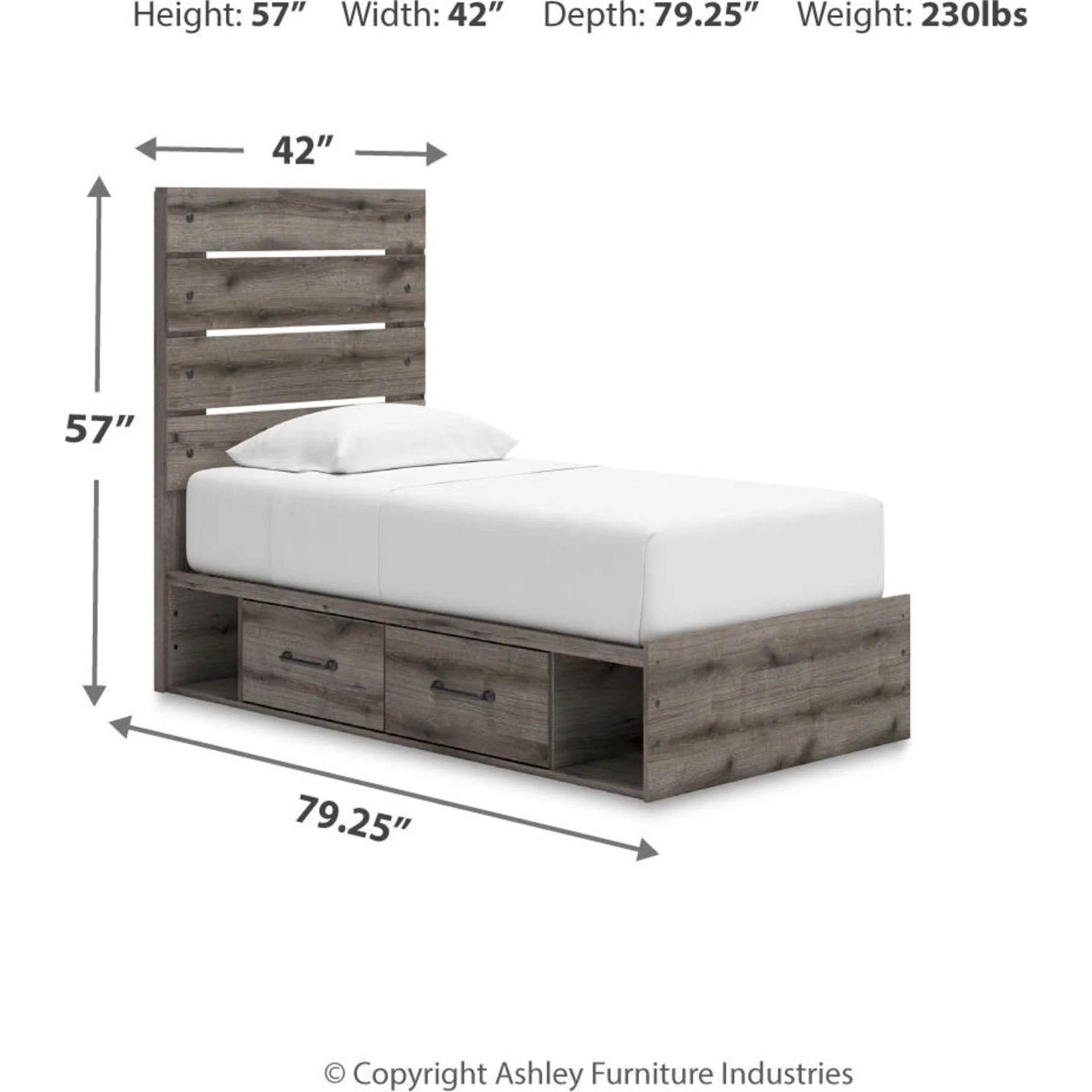 Urbanoore 5 Piece Twin Storage Bedroom - Image 20
