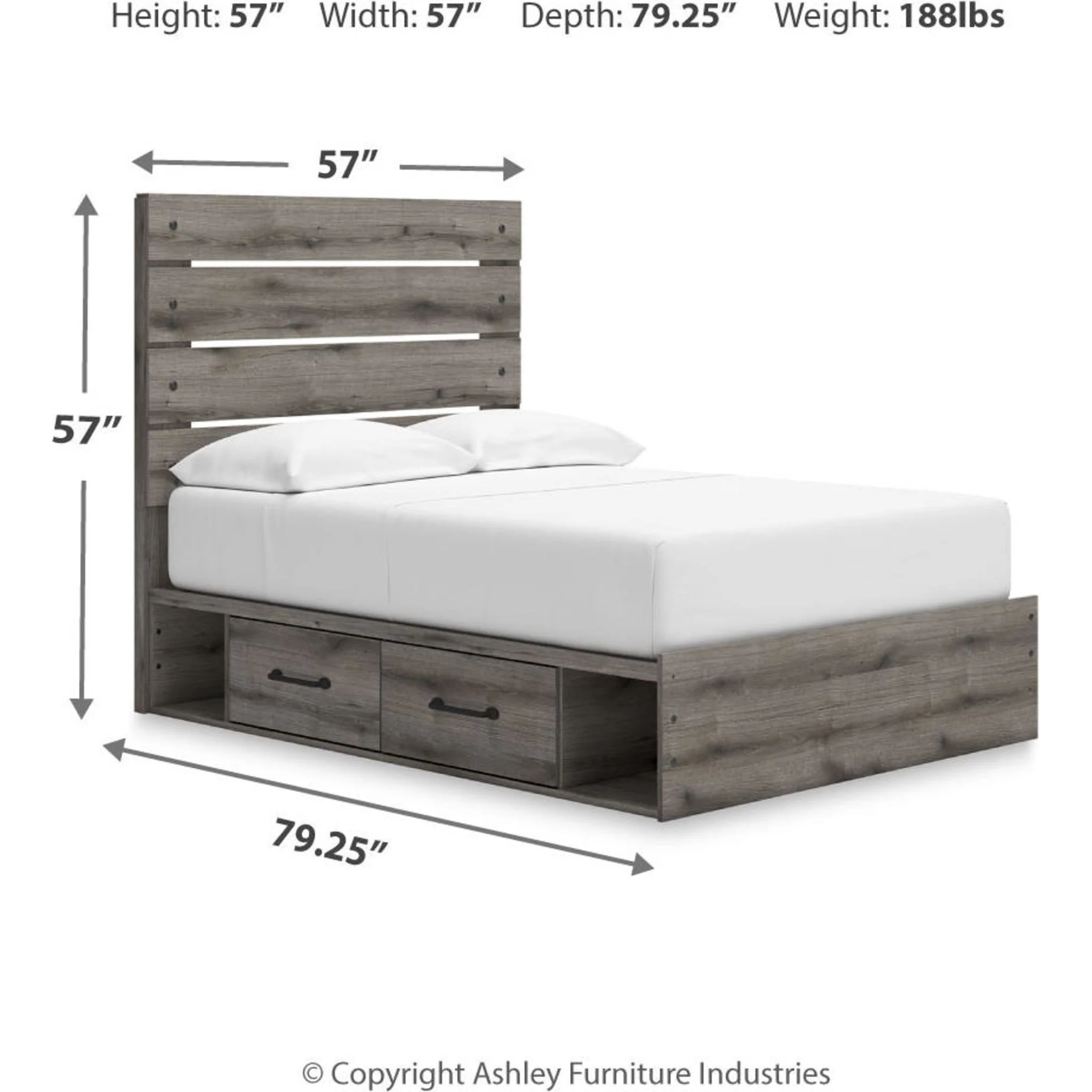Urbanoore Full Storage Bed - Image 3