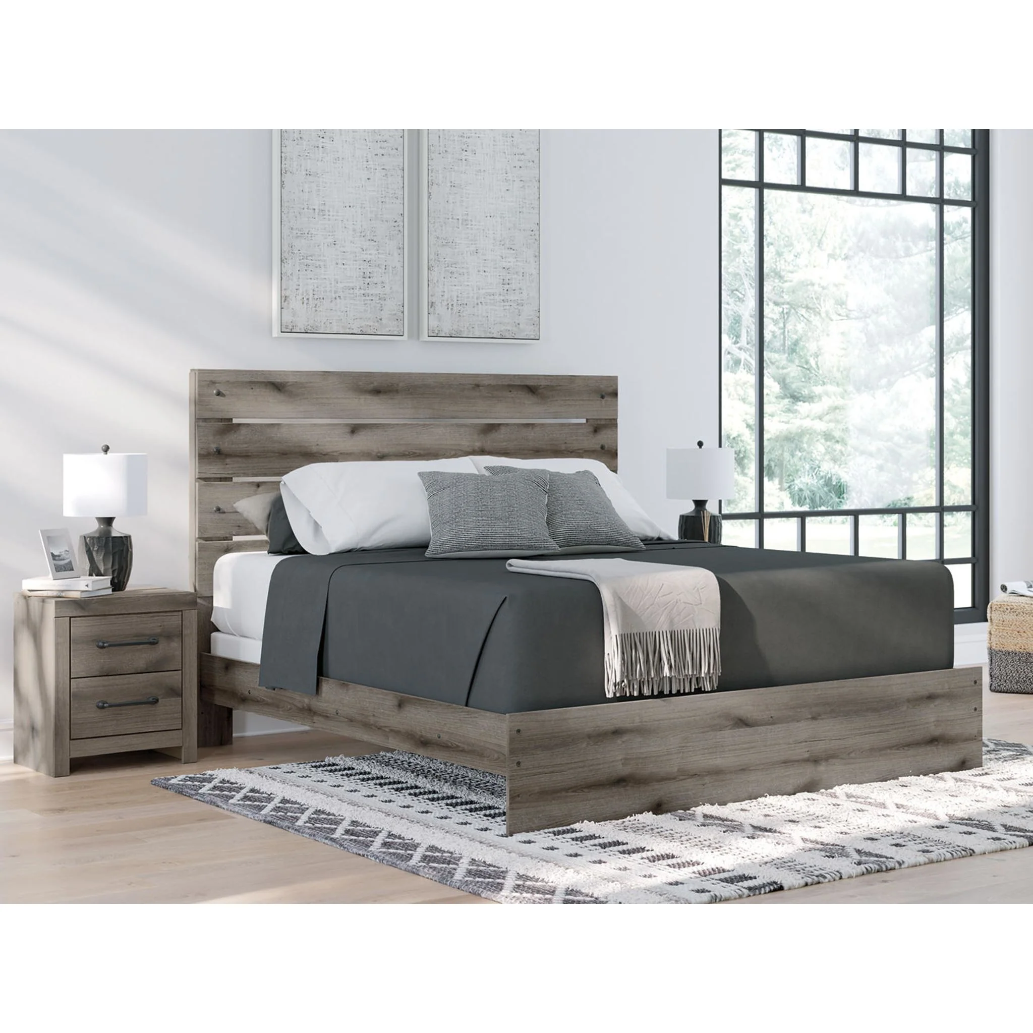Urbanoore King Panel Bed - Image 2