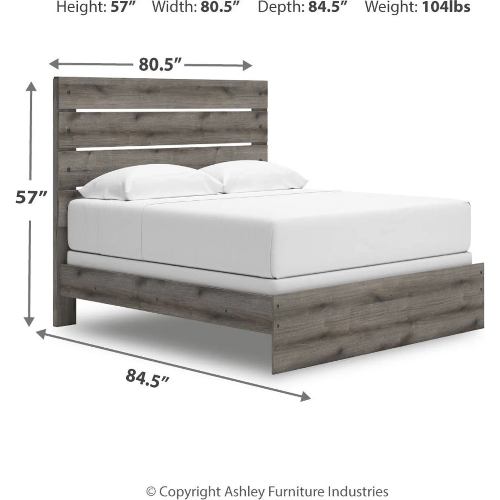 Urbanoore King Panel Bed - Image 3