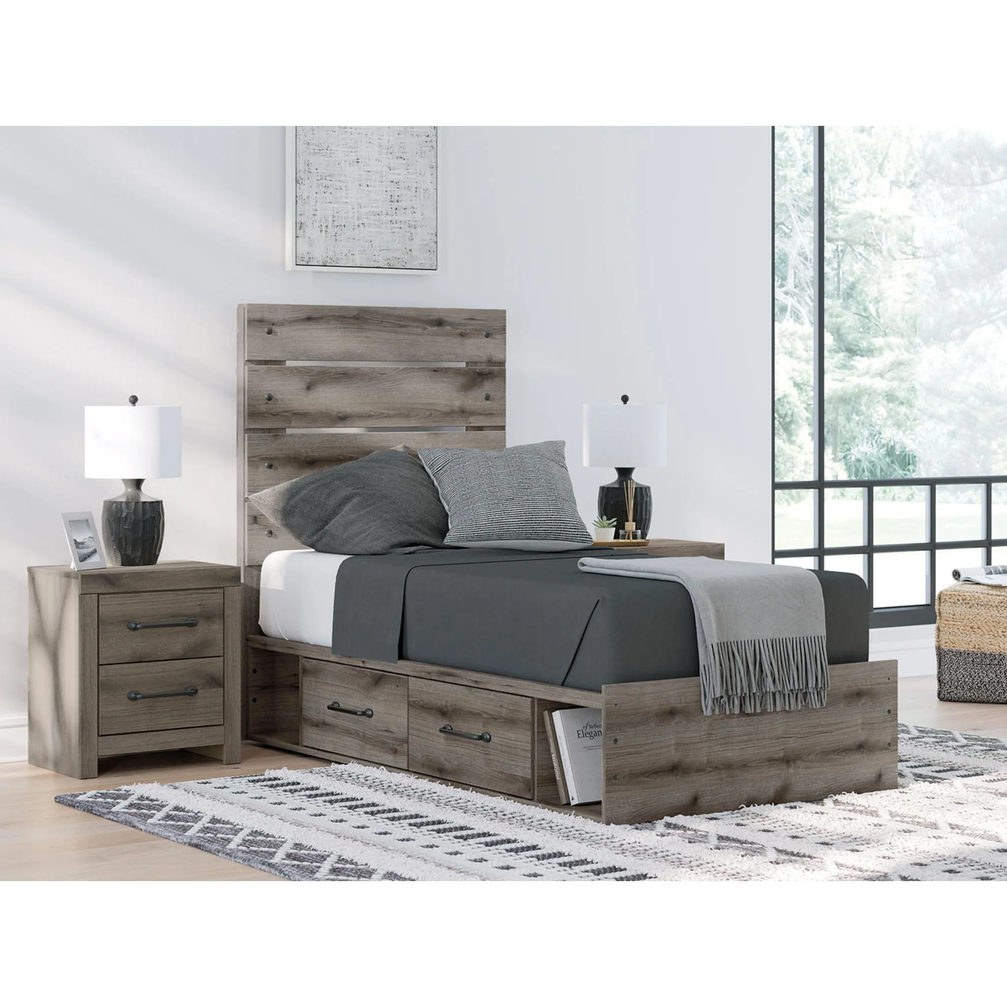Urbanoore Twin Storage Bed - Image 2