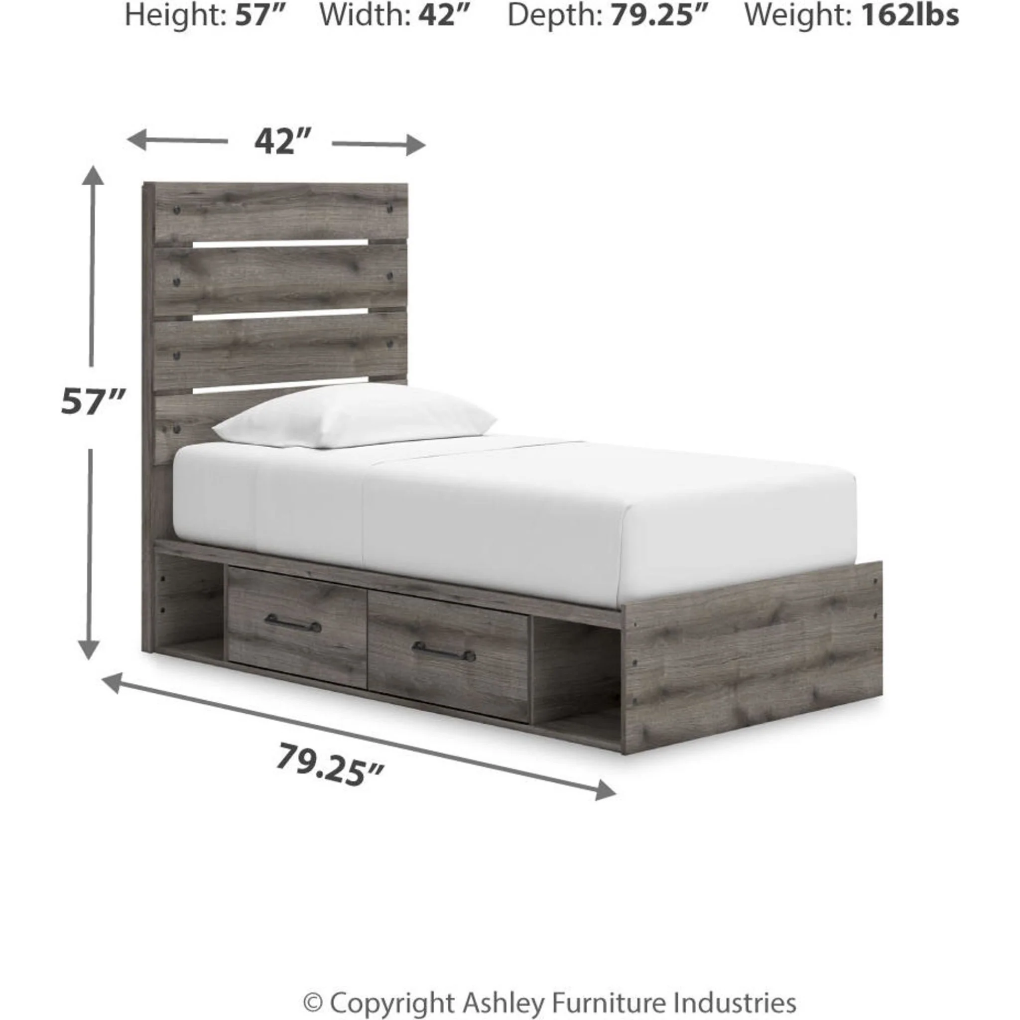 Urbanoore Twin Storage Bed - Image 3