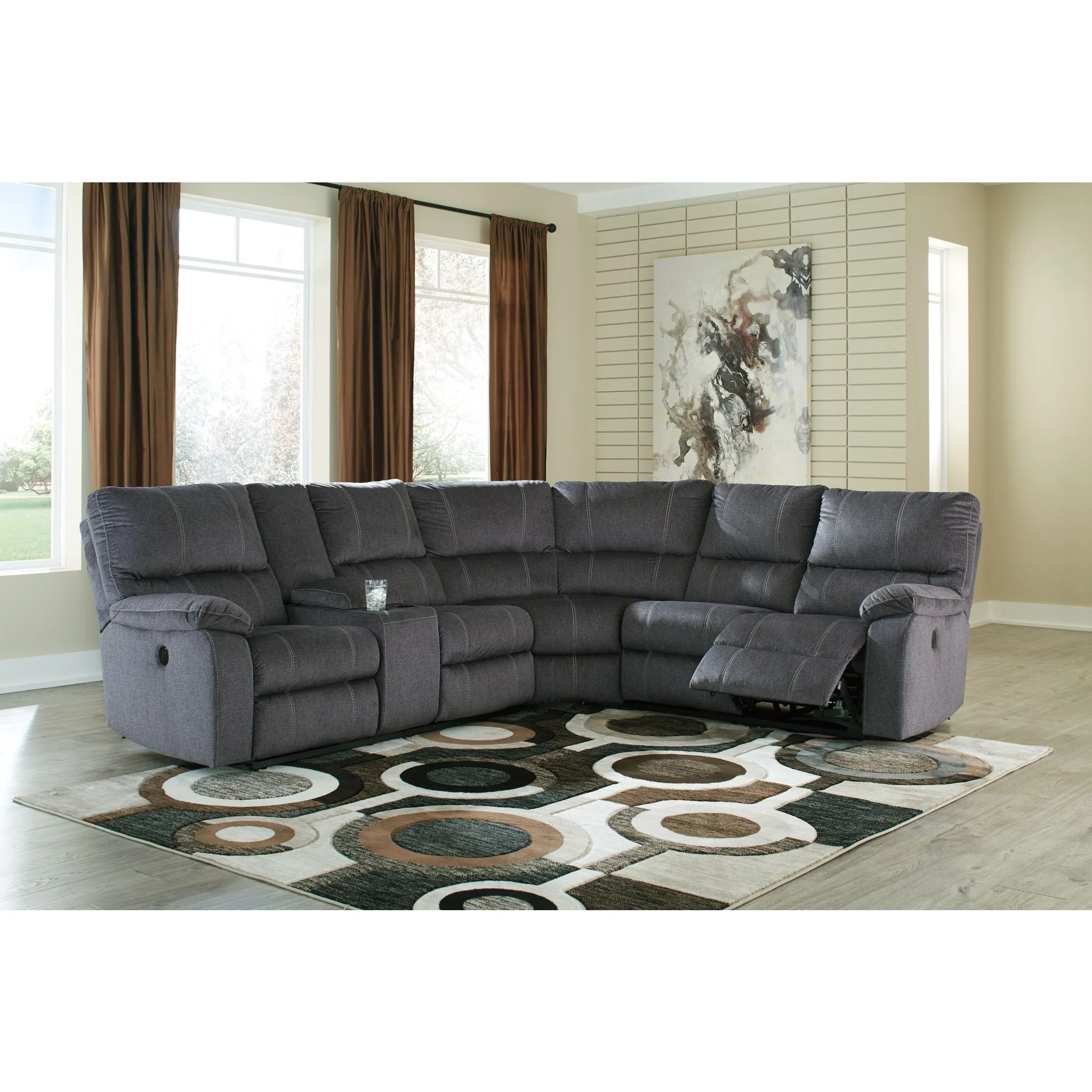 Urbino 3 Piece Power Reclining Sectional - Image 10