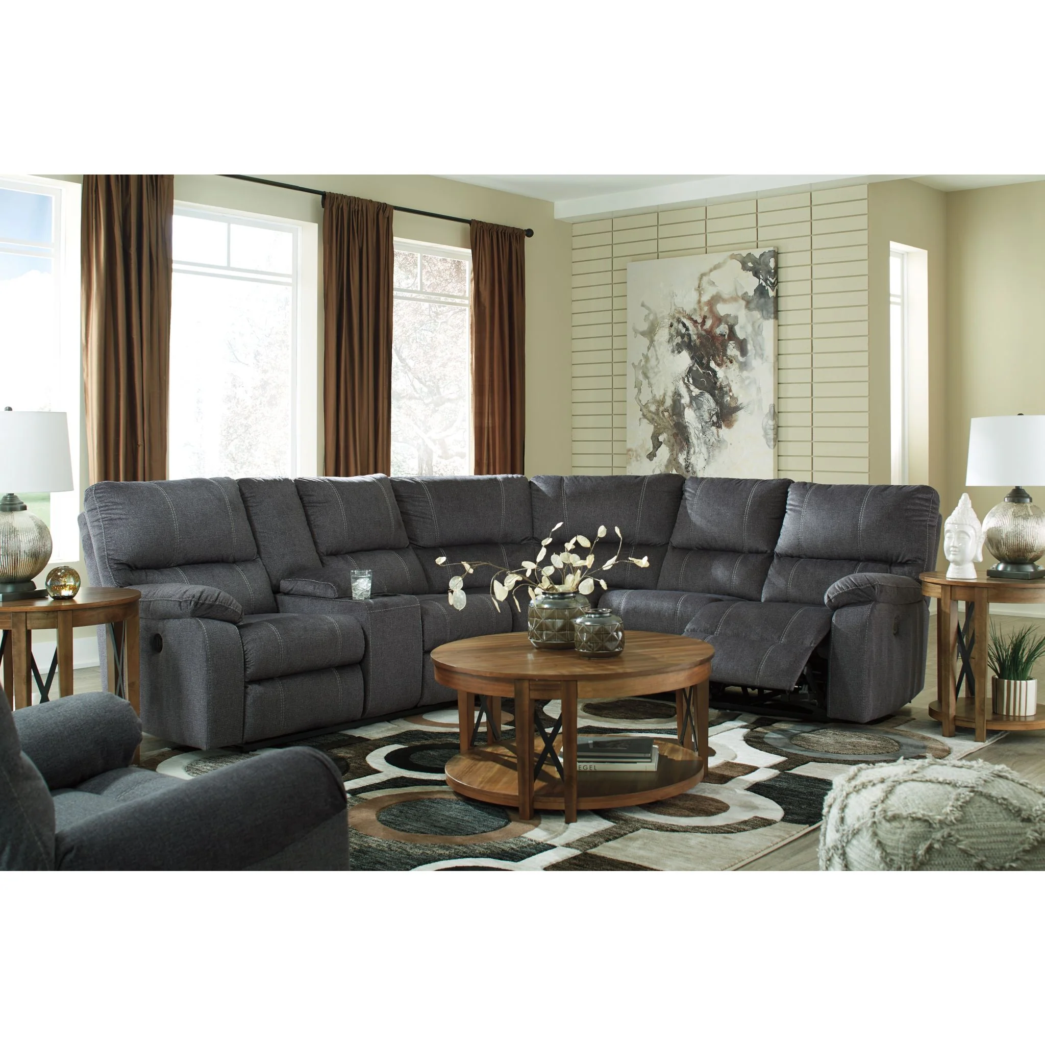 Urbino 3 Piece Power Reclining Sectional - Image 6