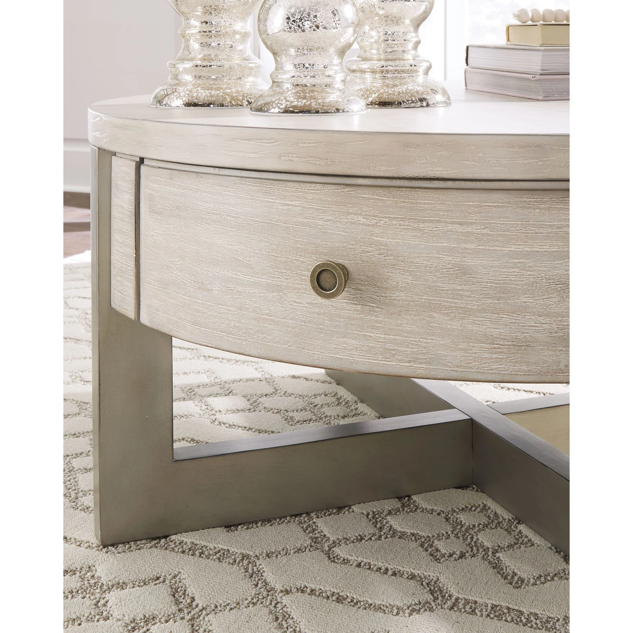 Urlander Round Lift Top Cocktail Table - Image 6