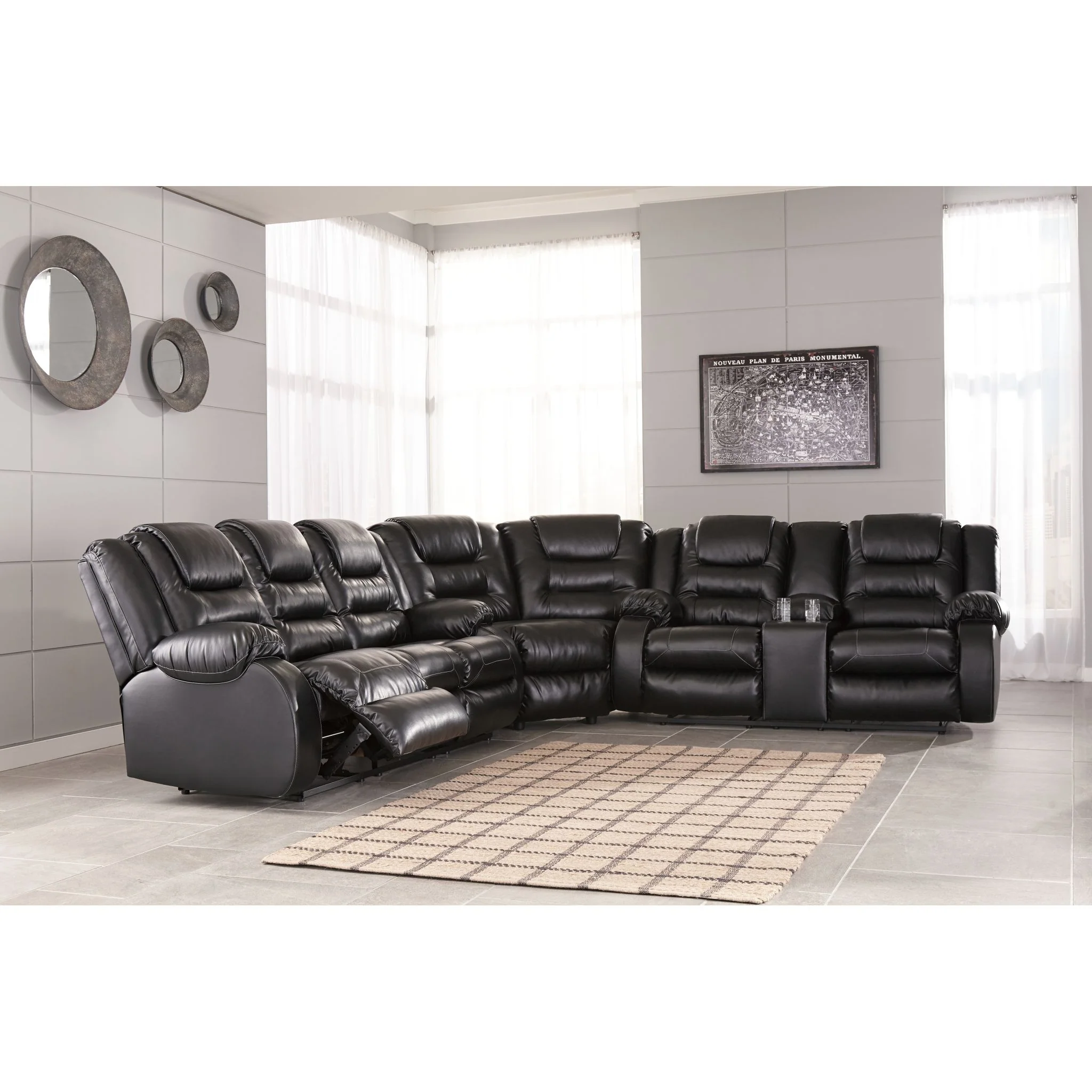 Vacherie 3 Piece Reclining Sectional - Image 3