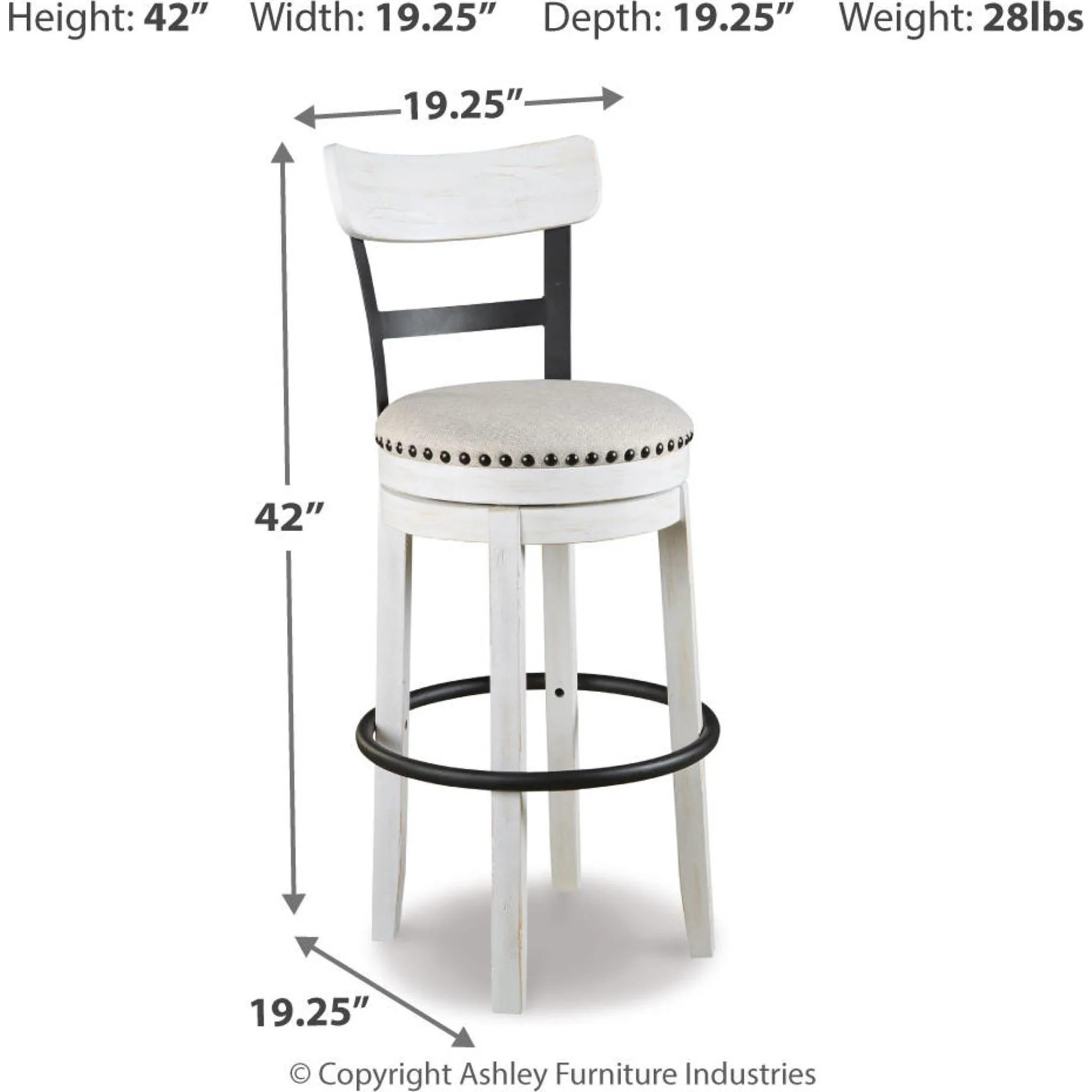 Valebeck Bar Height Stool - Image 28