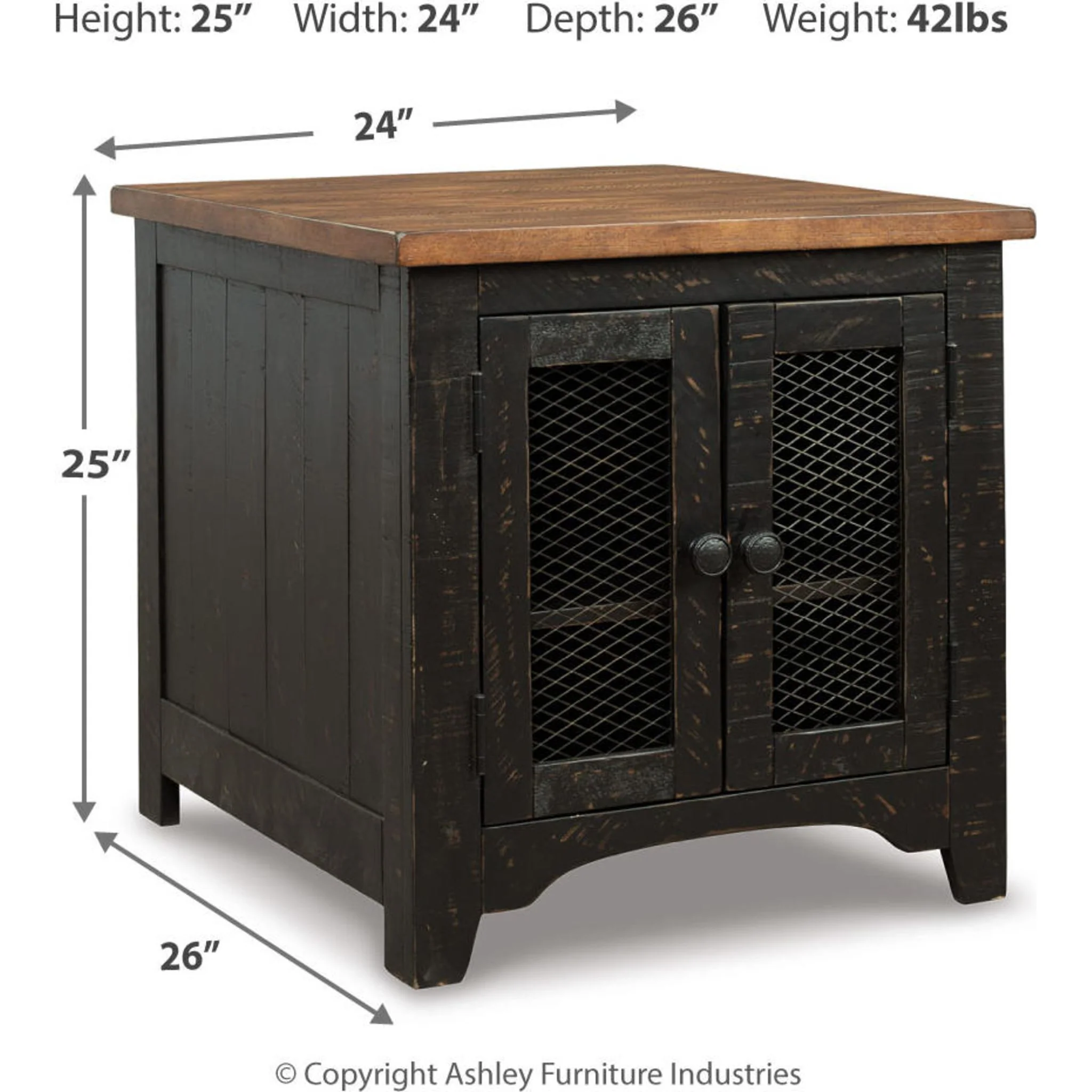 Valebeck Rectangle End Table - Image 13