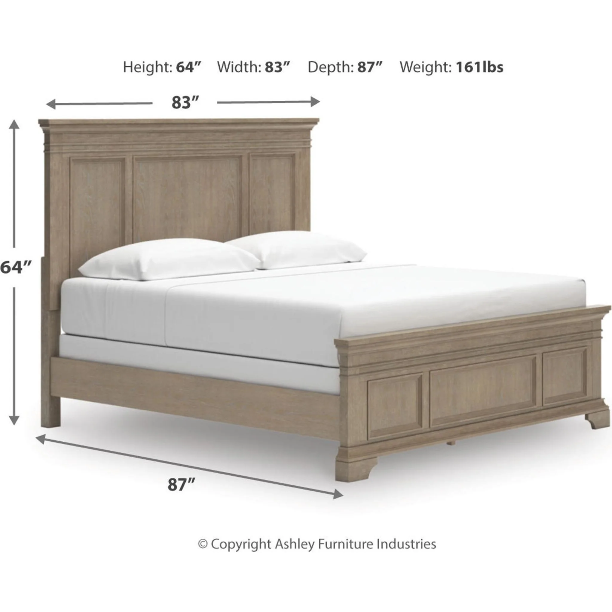 Vallardia-Exclusive 5 Piece King Panel Bedroom - Image 9