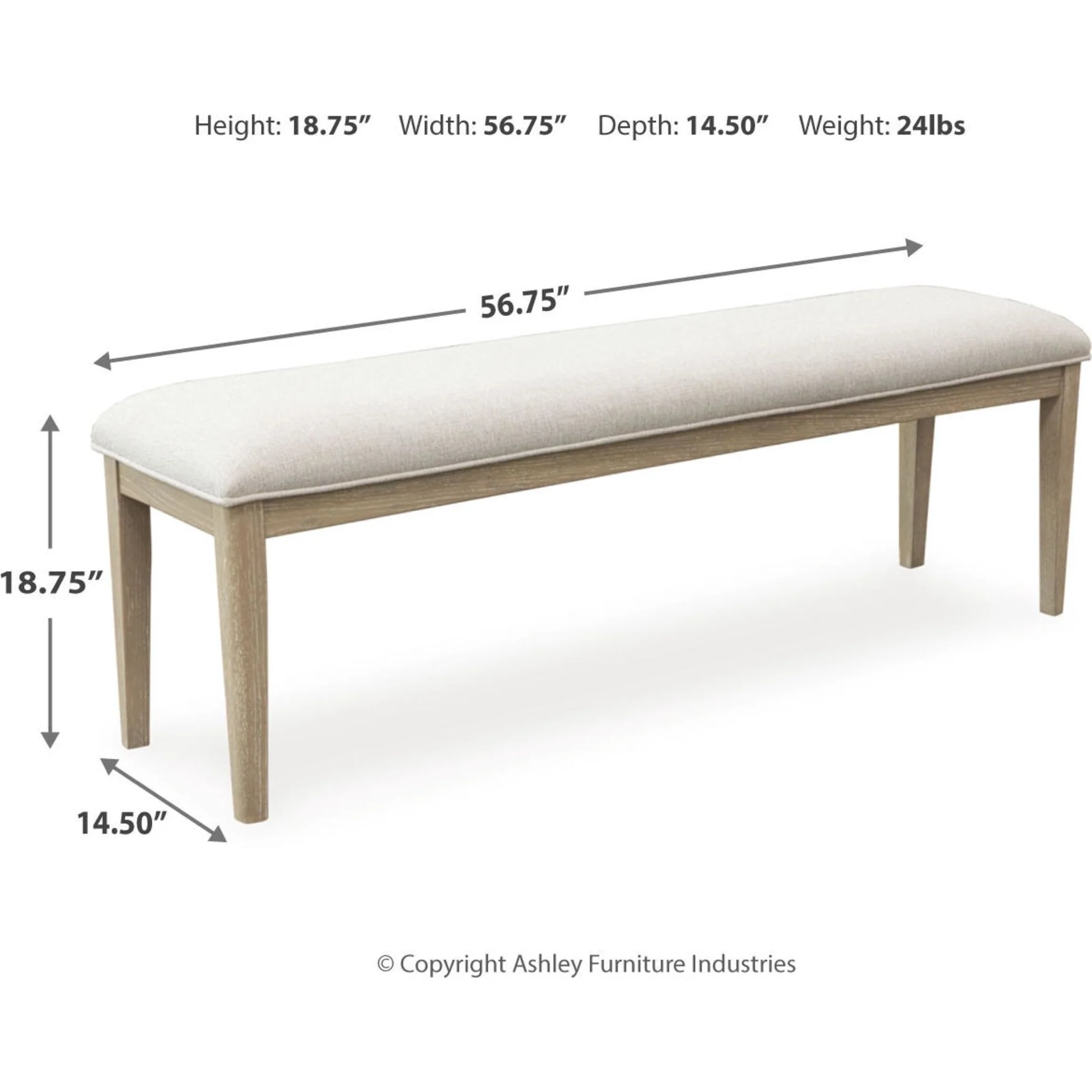 Vallardia-Exclusive Dining Bench - Image 3
