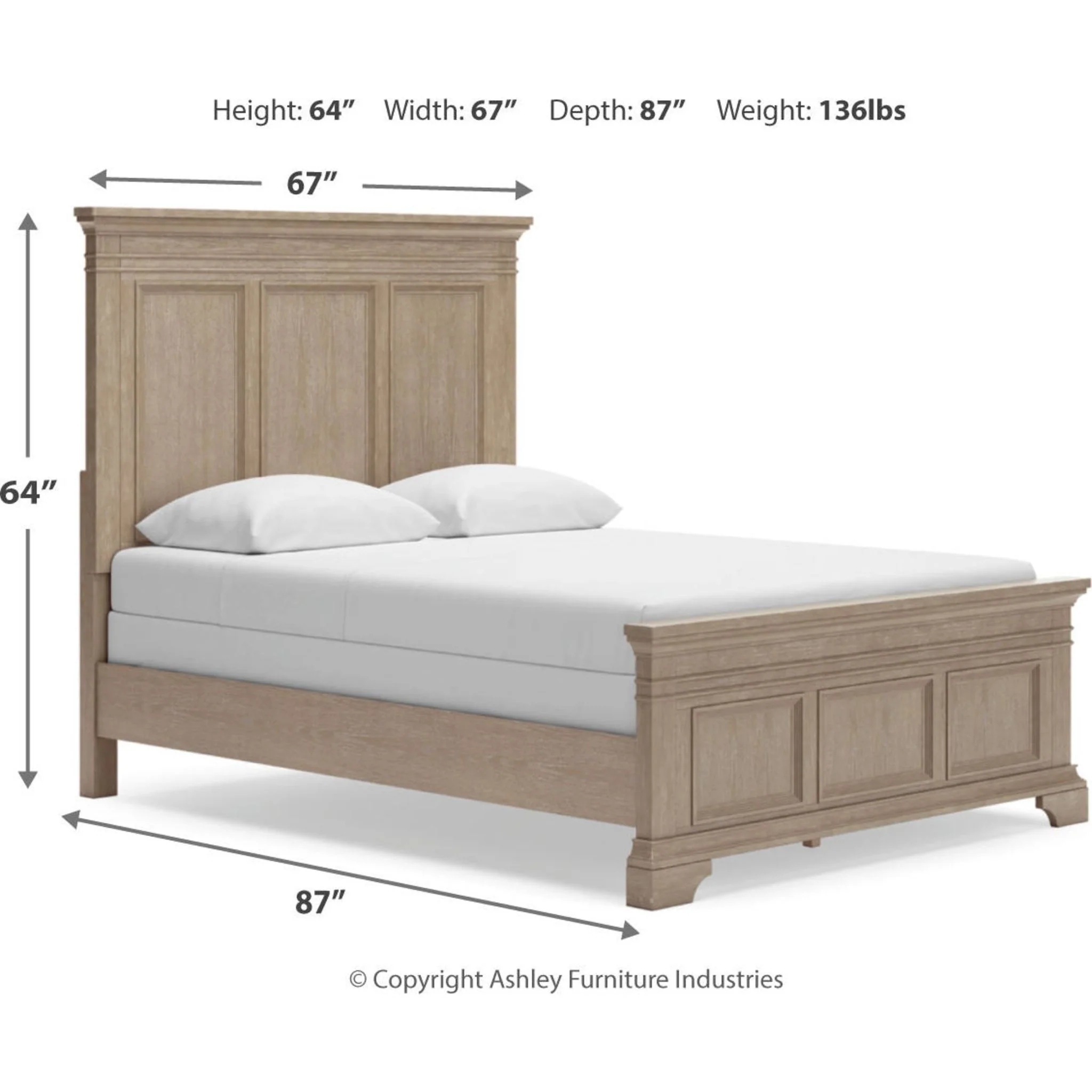 Vallardia-Exclusive Queen Panel Bed - Image 9