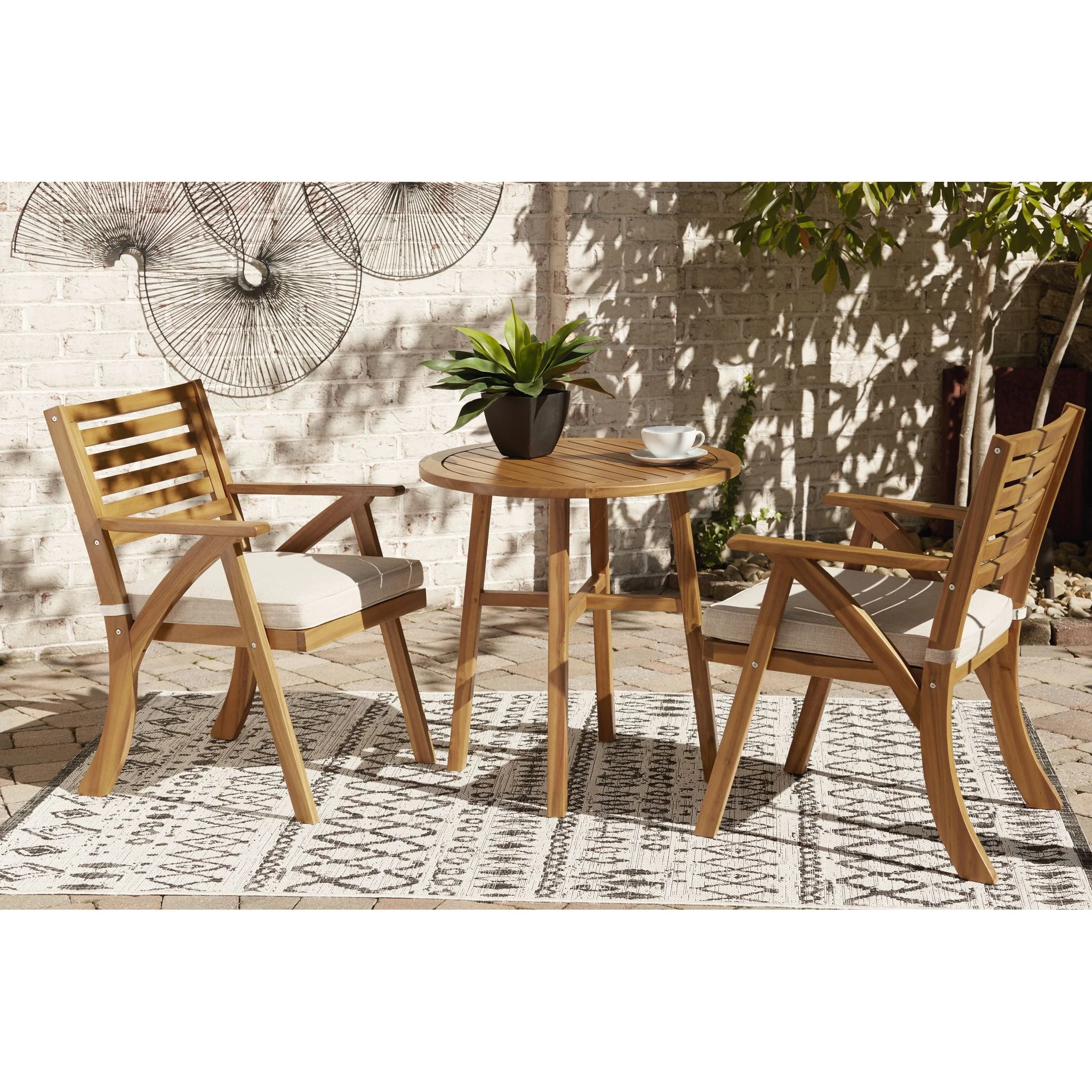 Outdoor Vallerie 3 Piece Table Set - Image 3