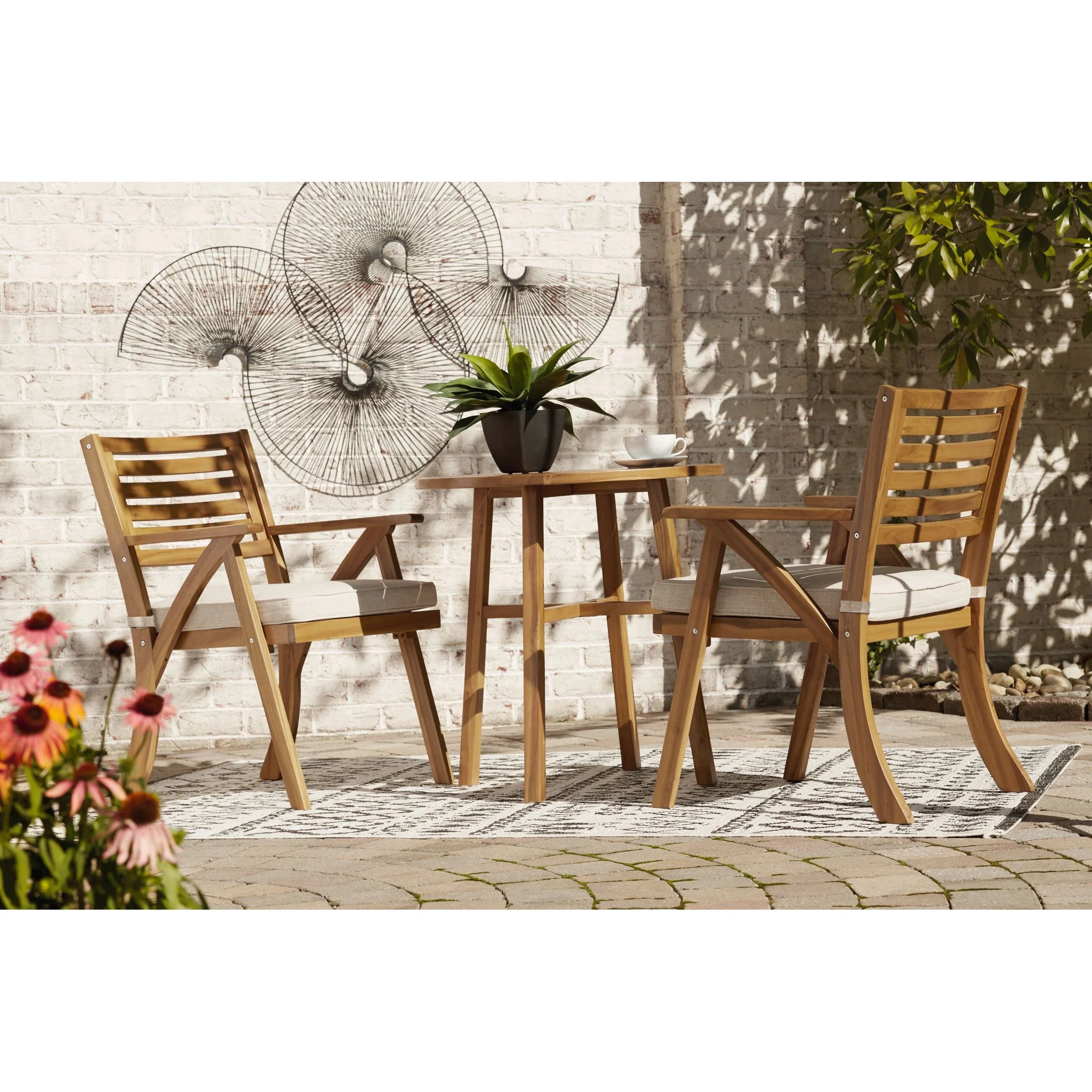 Outdoor Vallerie 3 Piece Table Set - Image 9