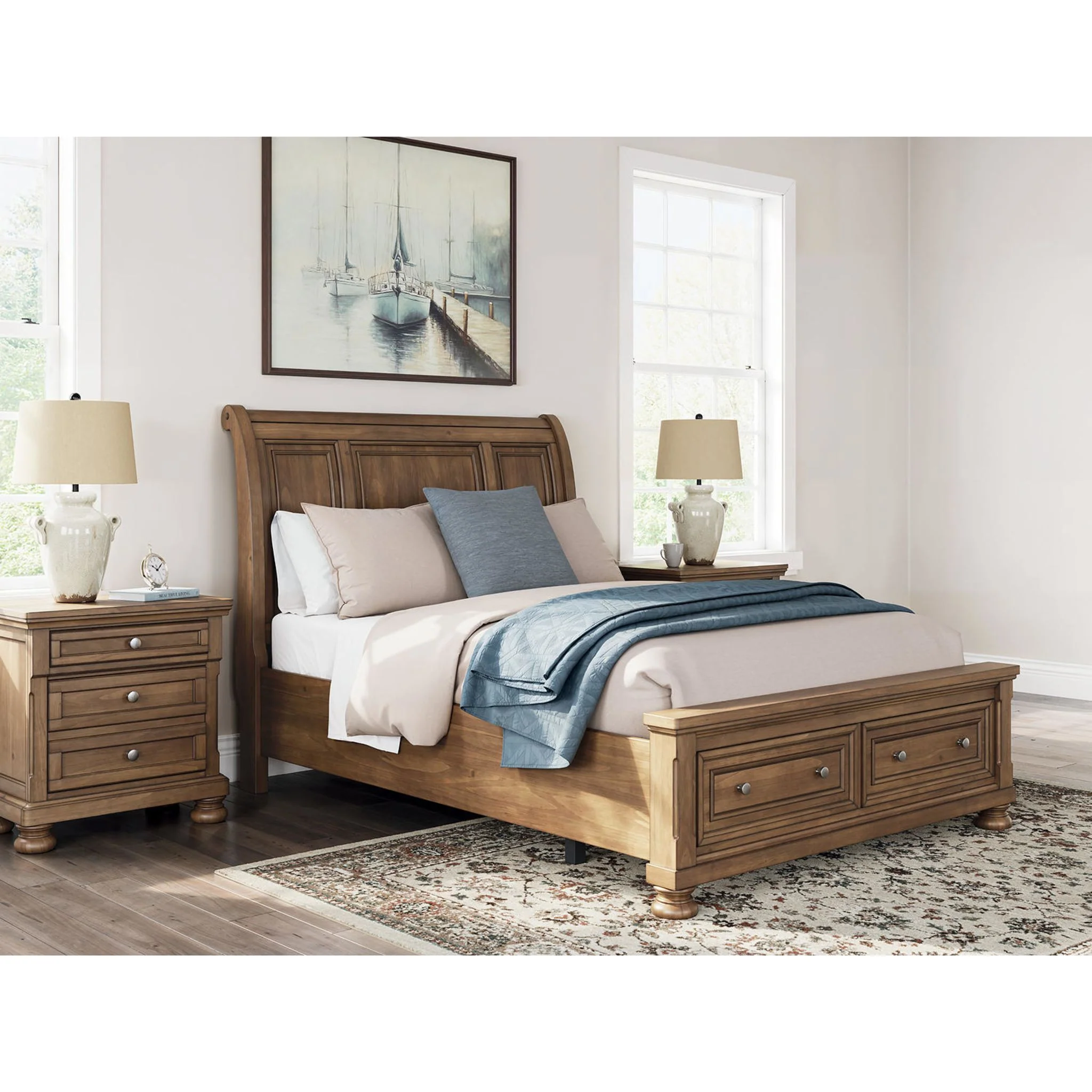 Vandenmore 5 Piece Sleigh Storage Bedroom - Image 20