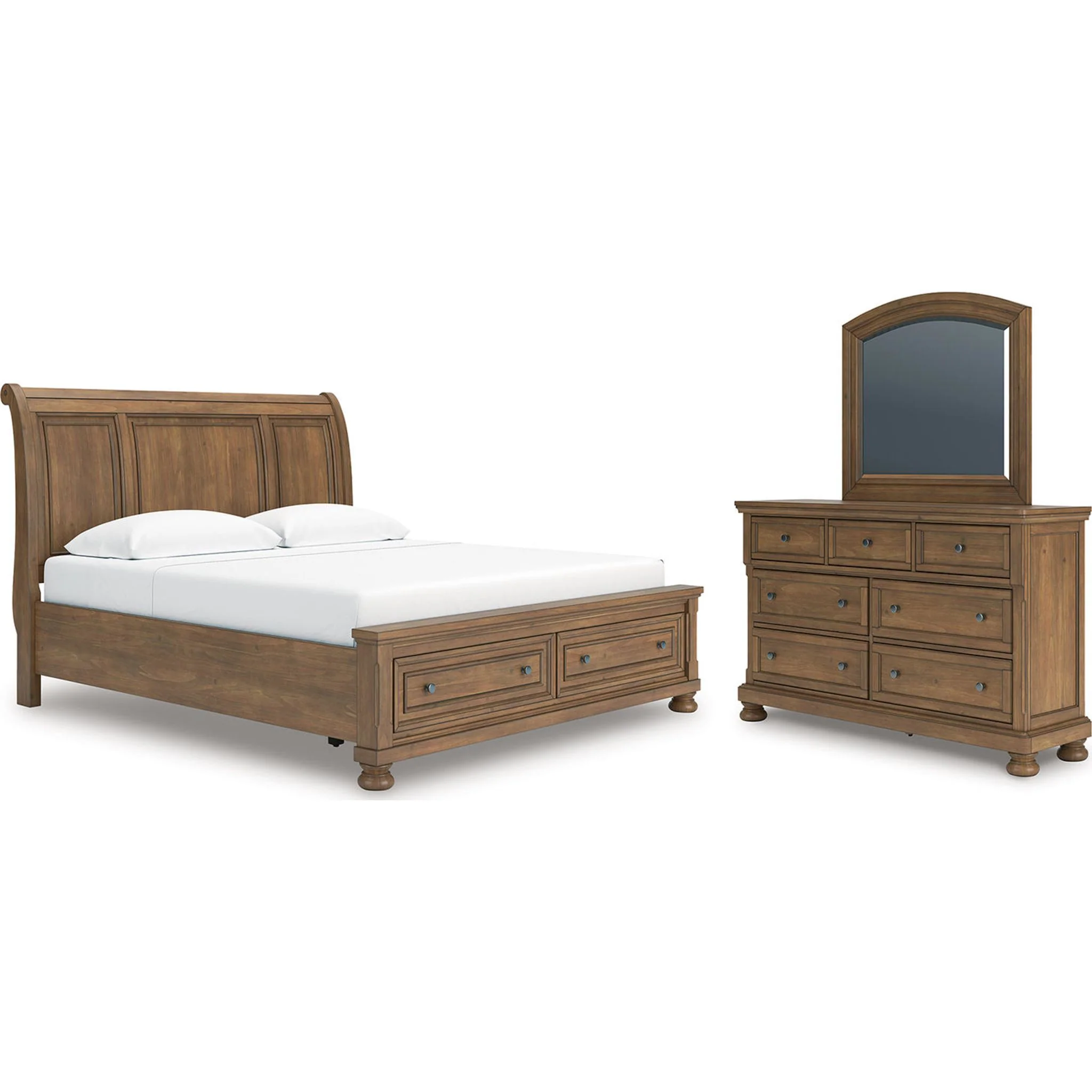 Vandenmore 5 Piece Sleigh Storage Bedroom - Image 21