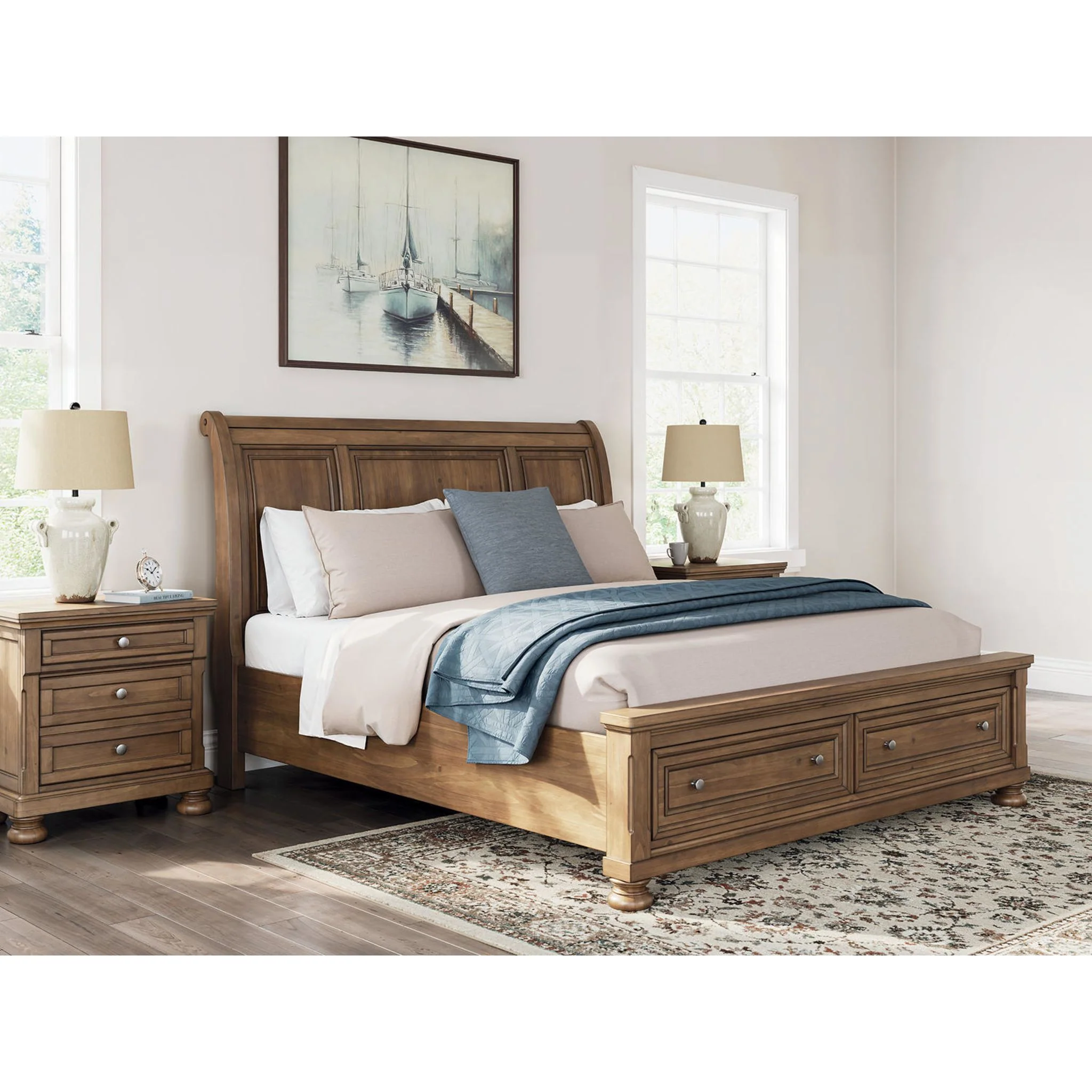 Vandenmore 5 Piece Sleigh Storage Bedroom - Image 40