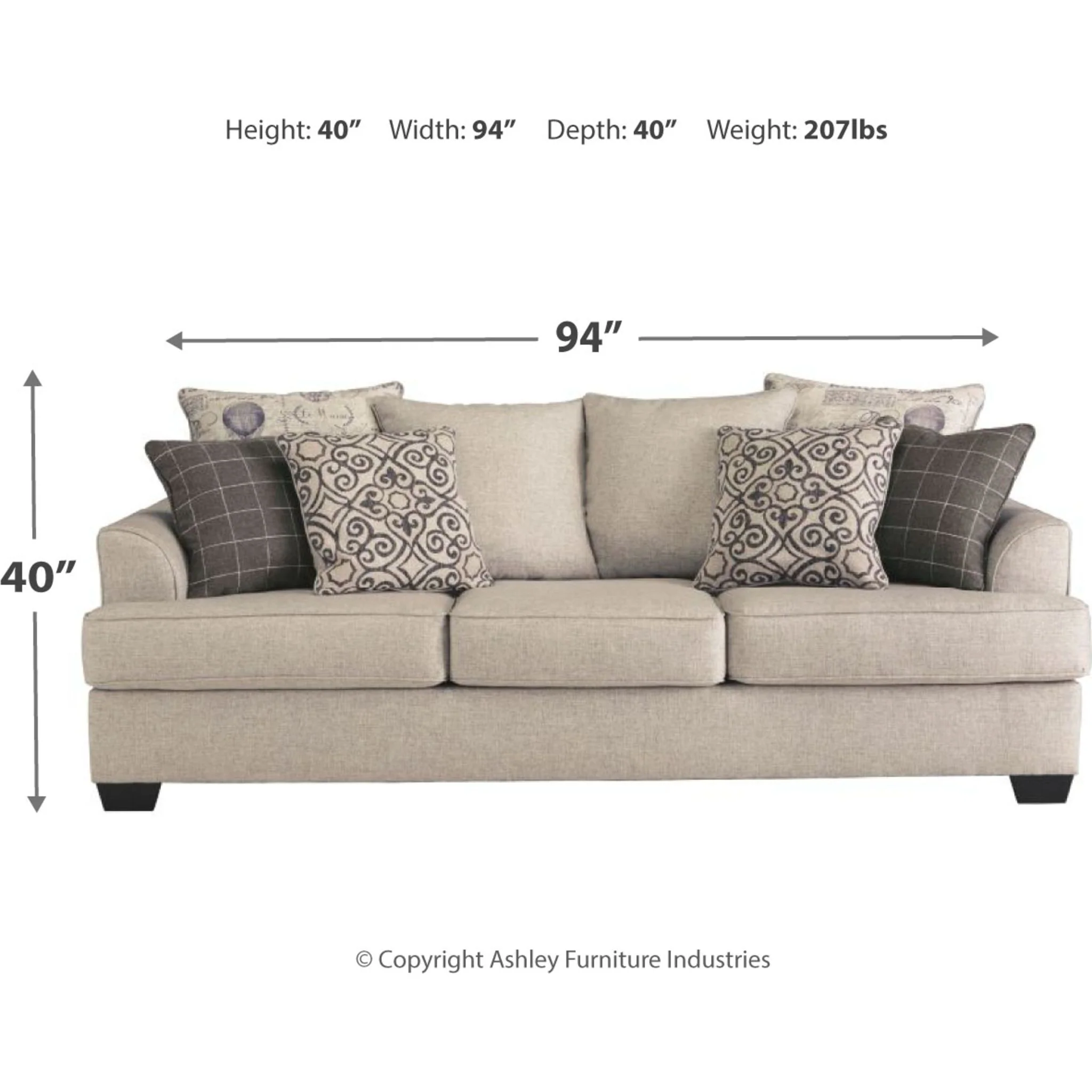 Velletri Queen Sofa Sleeper - Image 4