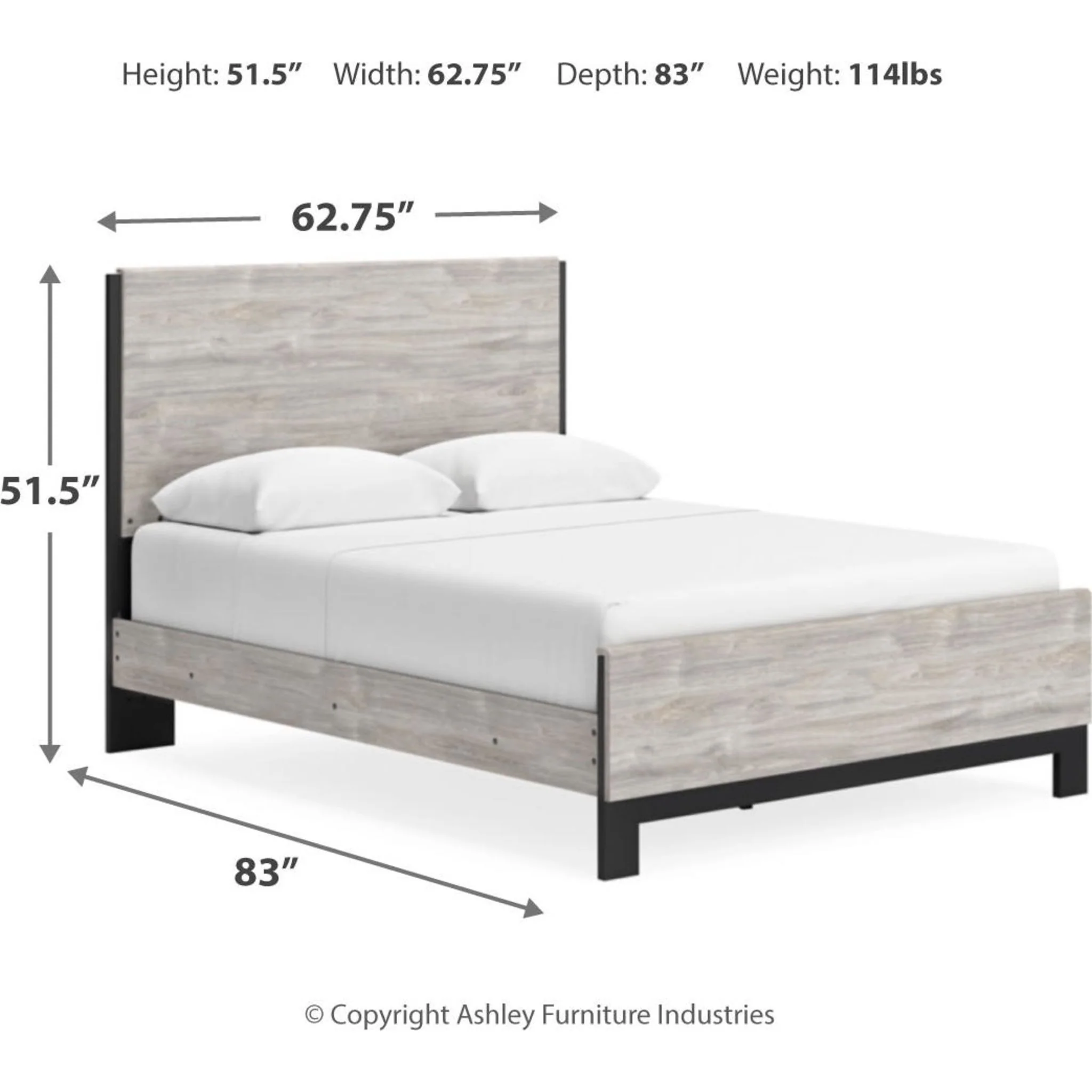 Vessalli 5 Piece Panel Bedroom - Image 21