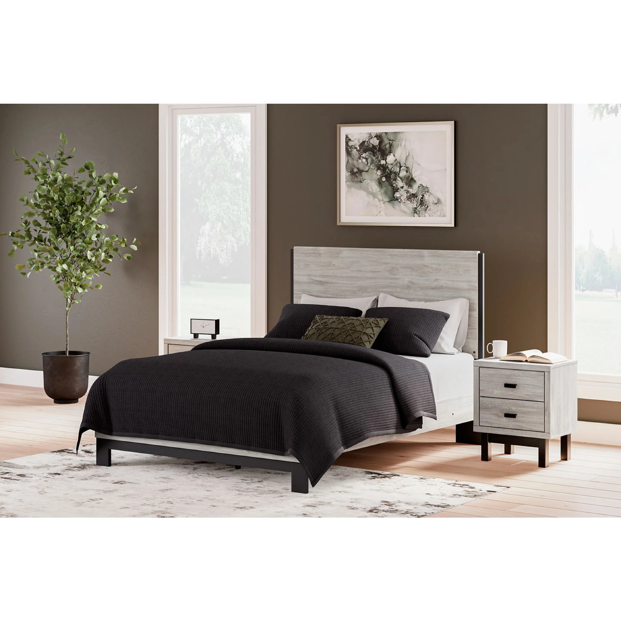 Vessalli 5 Piece Panel Bedroom - Image 22