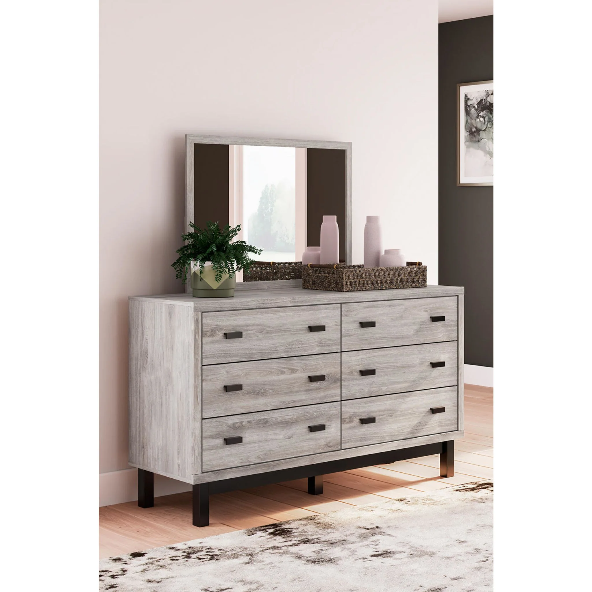 Vessalli 5 Piece Panel Bedroom - Image 34