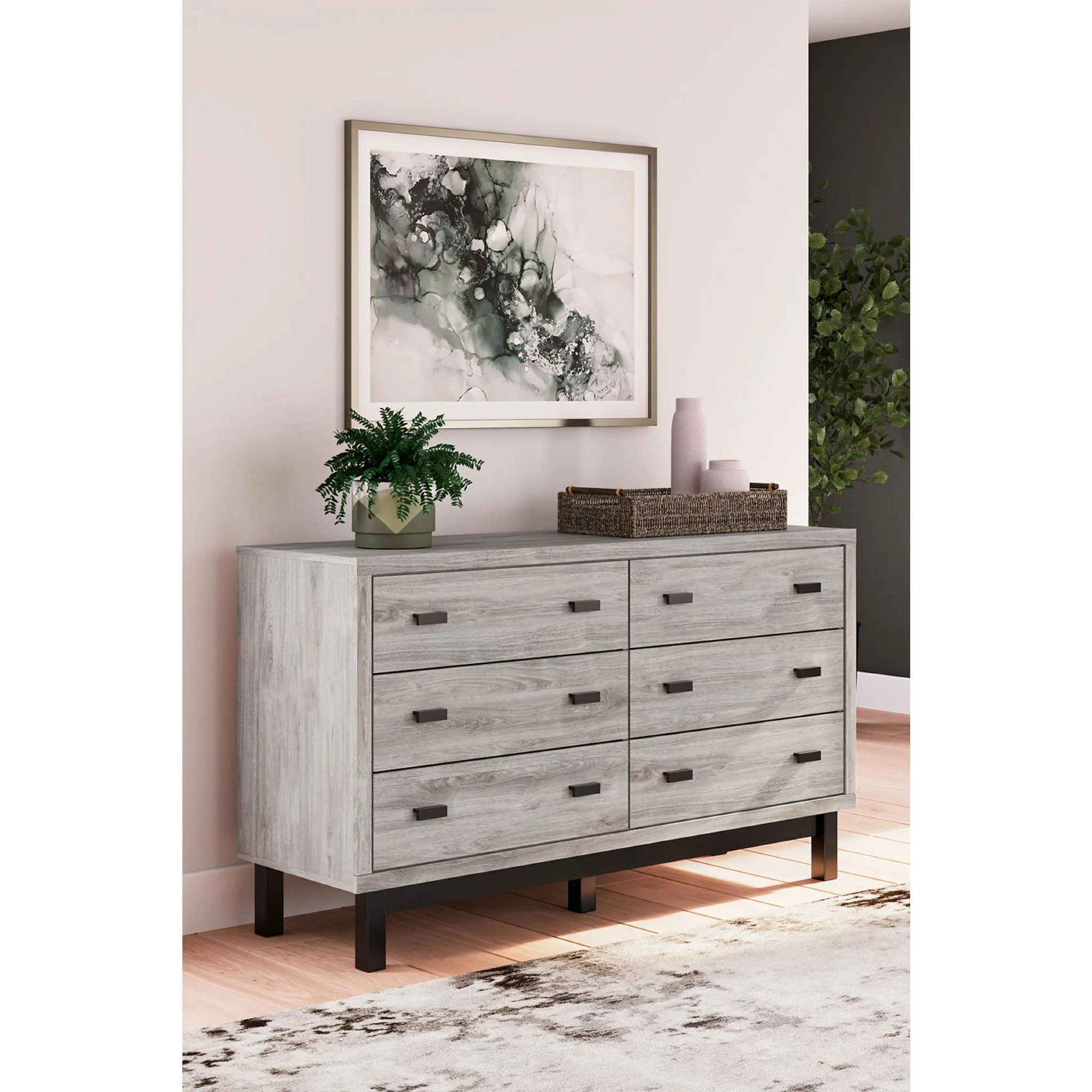 Vessalli 5 Piece Panel Bedroom - Image 36
