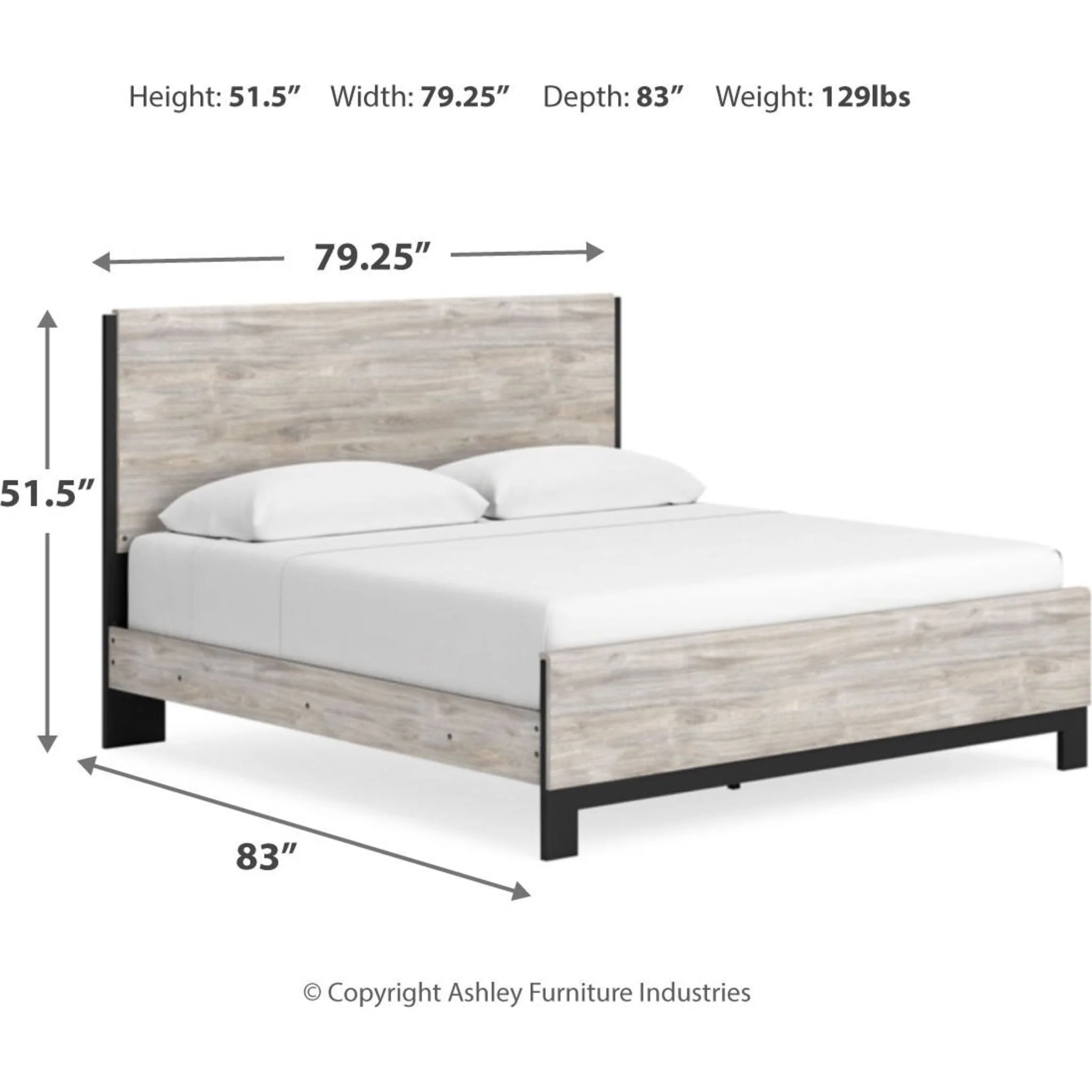 Vessalli Panel Bed - Image 21