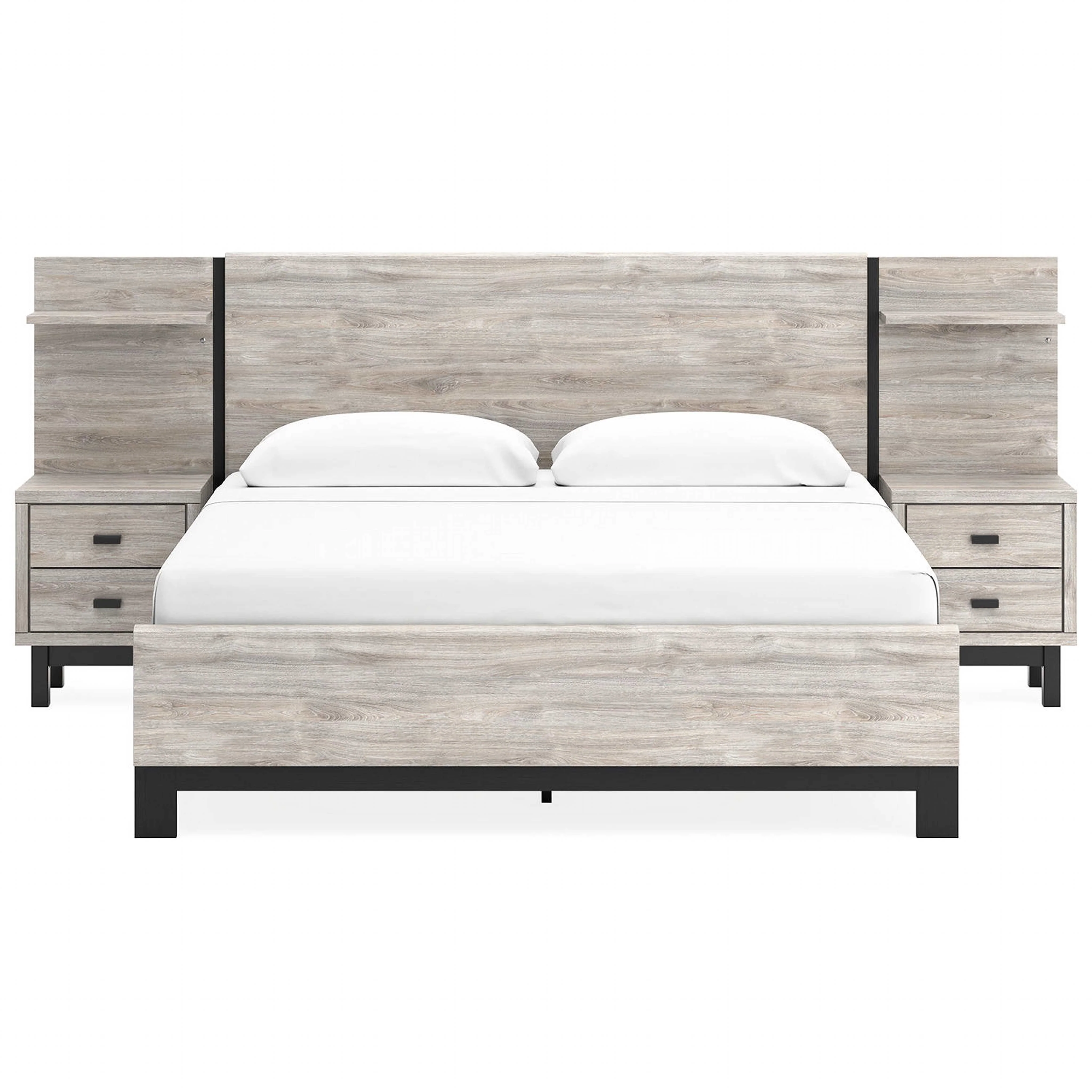 Vessalli Panel Bed with Nightstands - Image 10