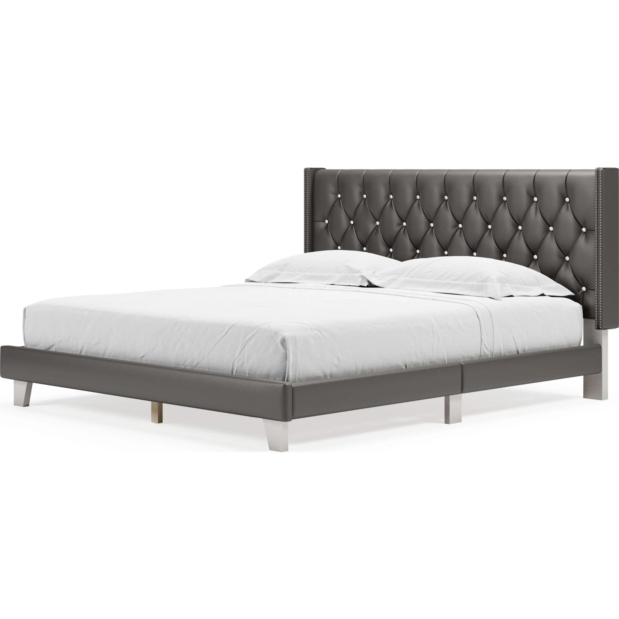 Vintasso Upholstered King Bed - Image 4