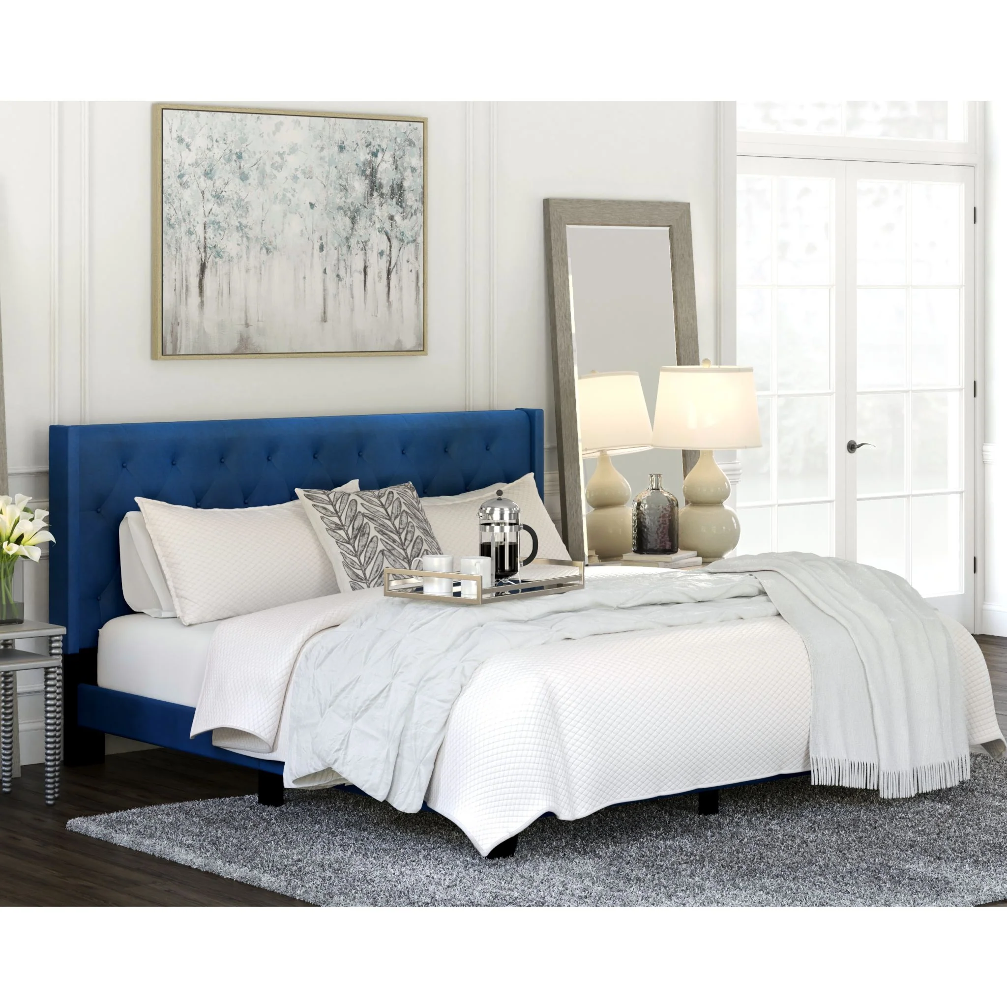 Vintasso Upholstered King Bed - Image 2