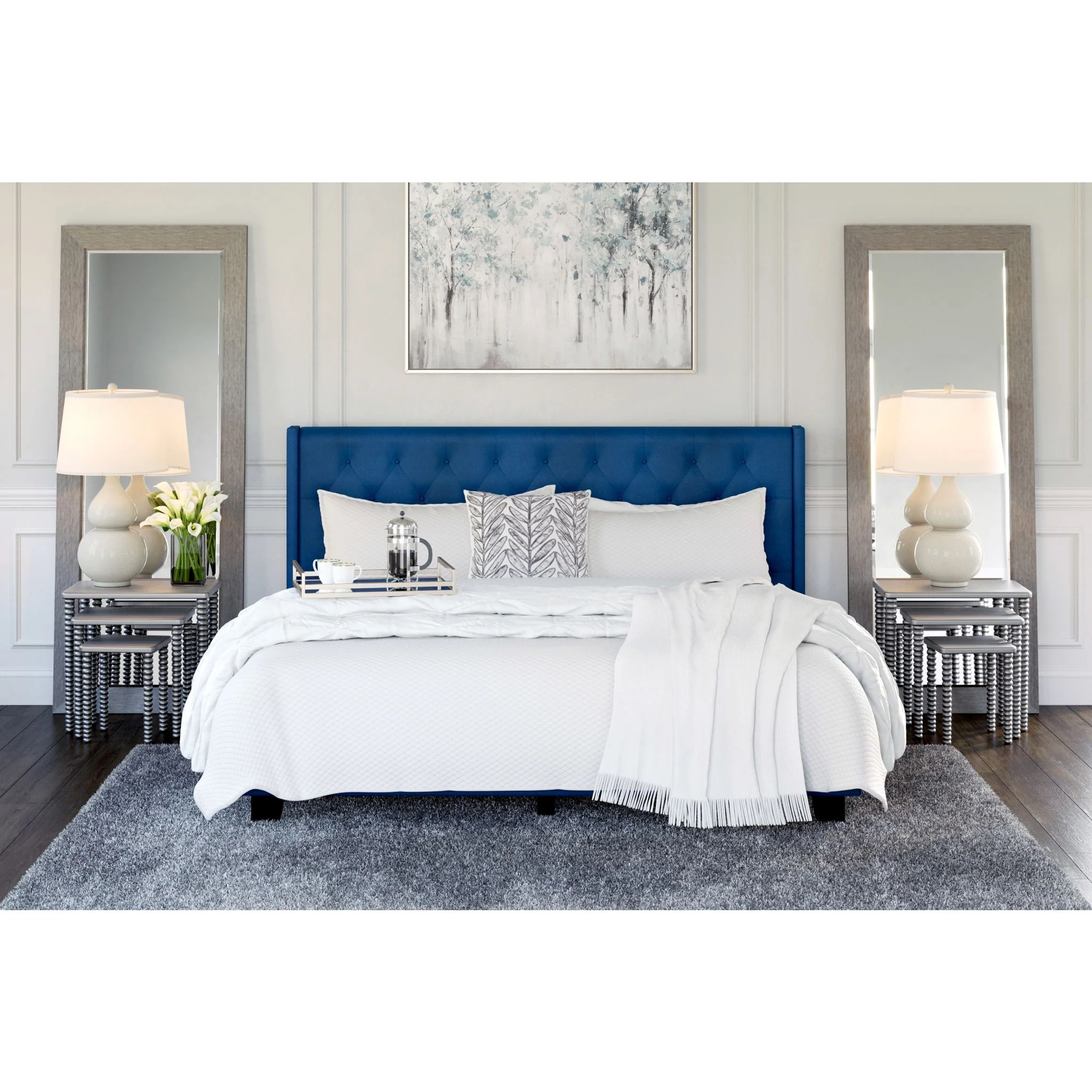 Vintasso Upholstered King Bed - Image 9