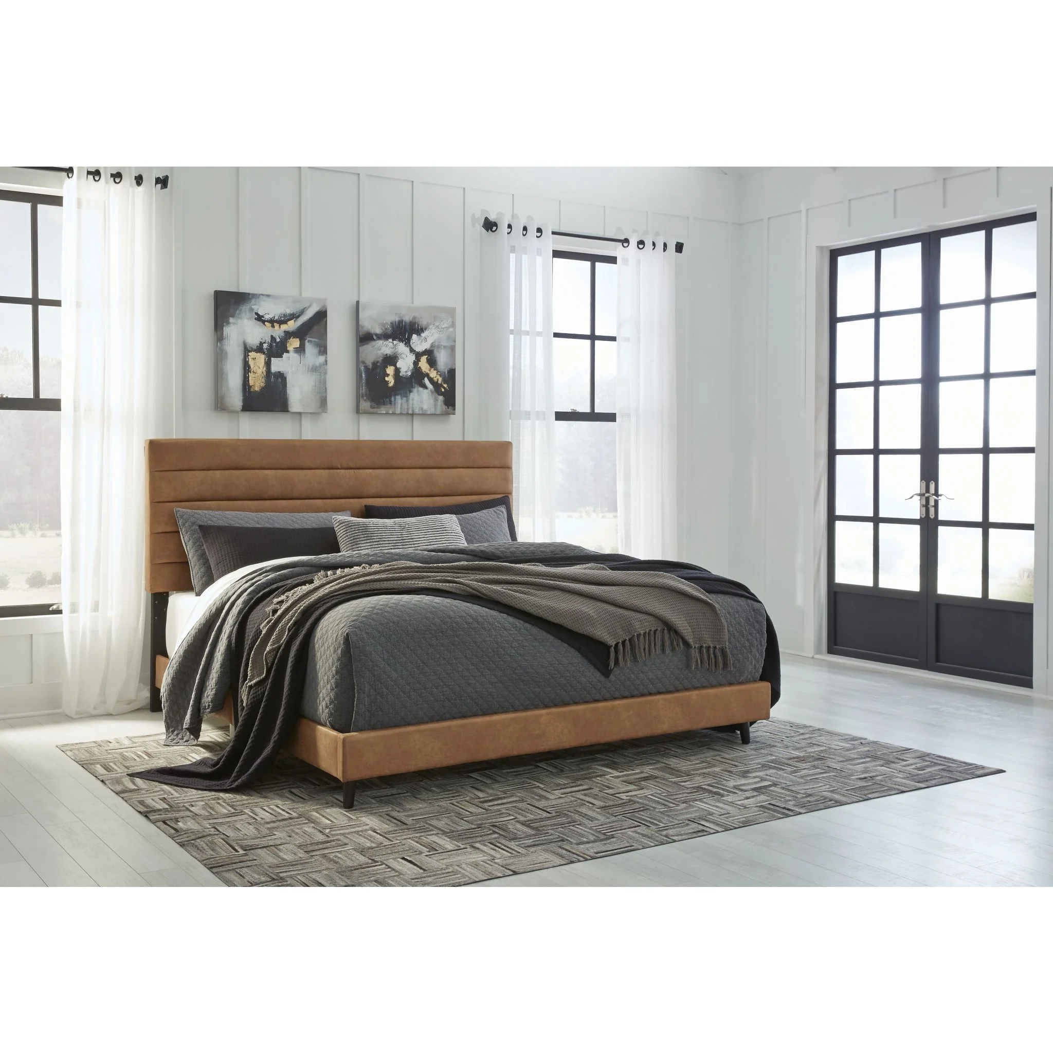 Vintasso Upholstered Queen Bed - Image 2