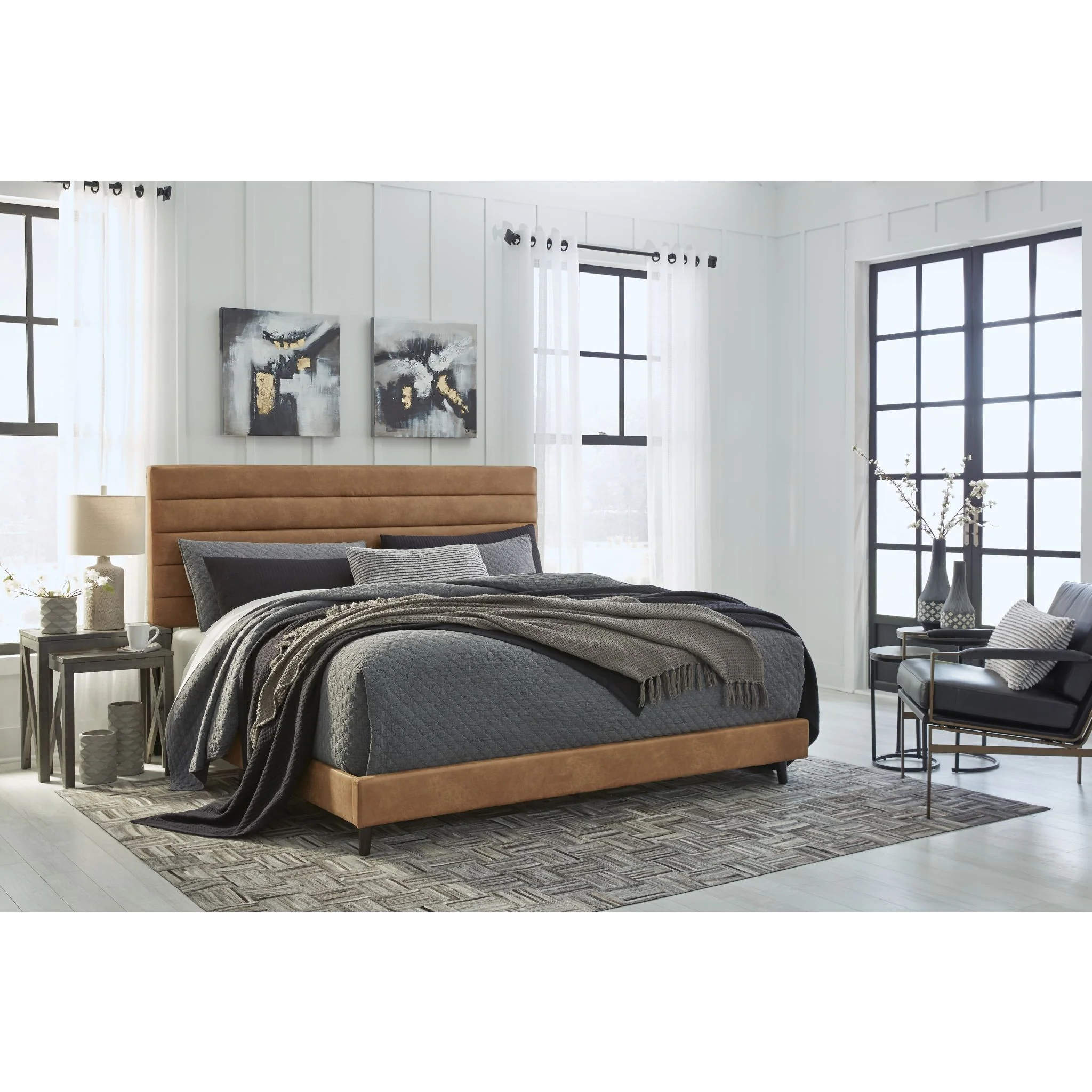 Vintasso Upholstered Queen Bed - Image 8